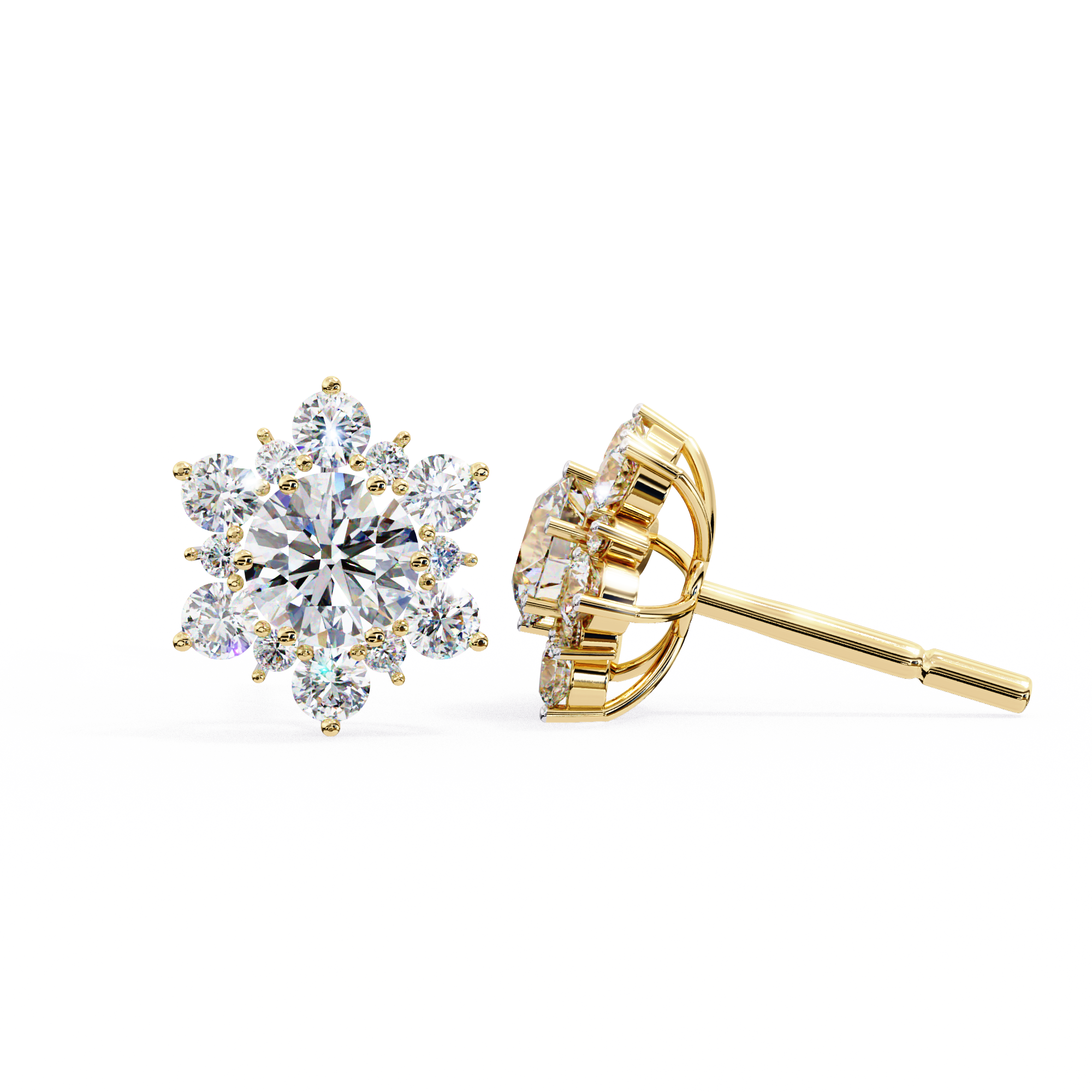 Silvia Solitaire Earring