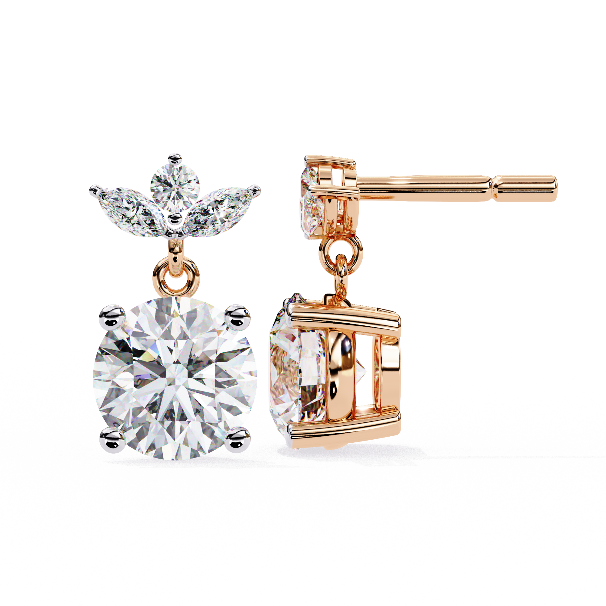 Sofia Solitaire Earring