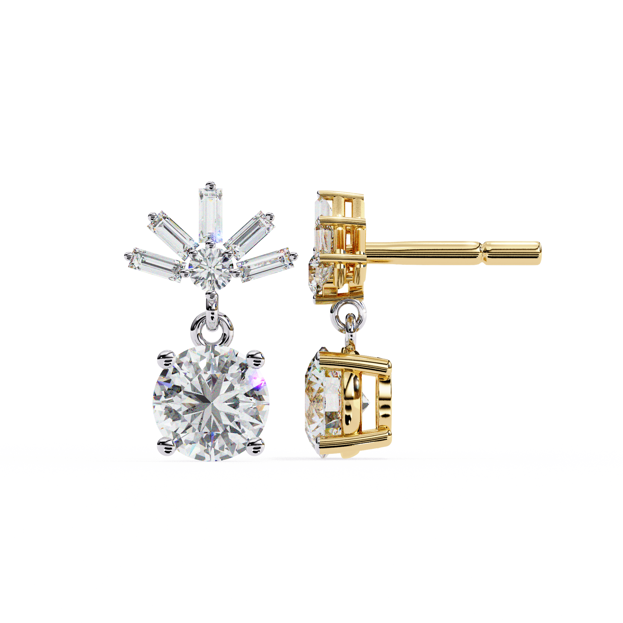 Valentina Solitaire Earring