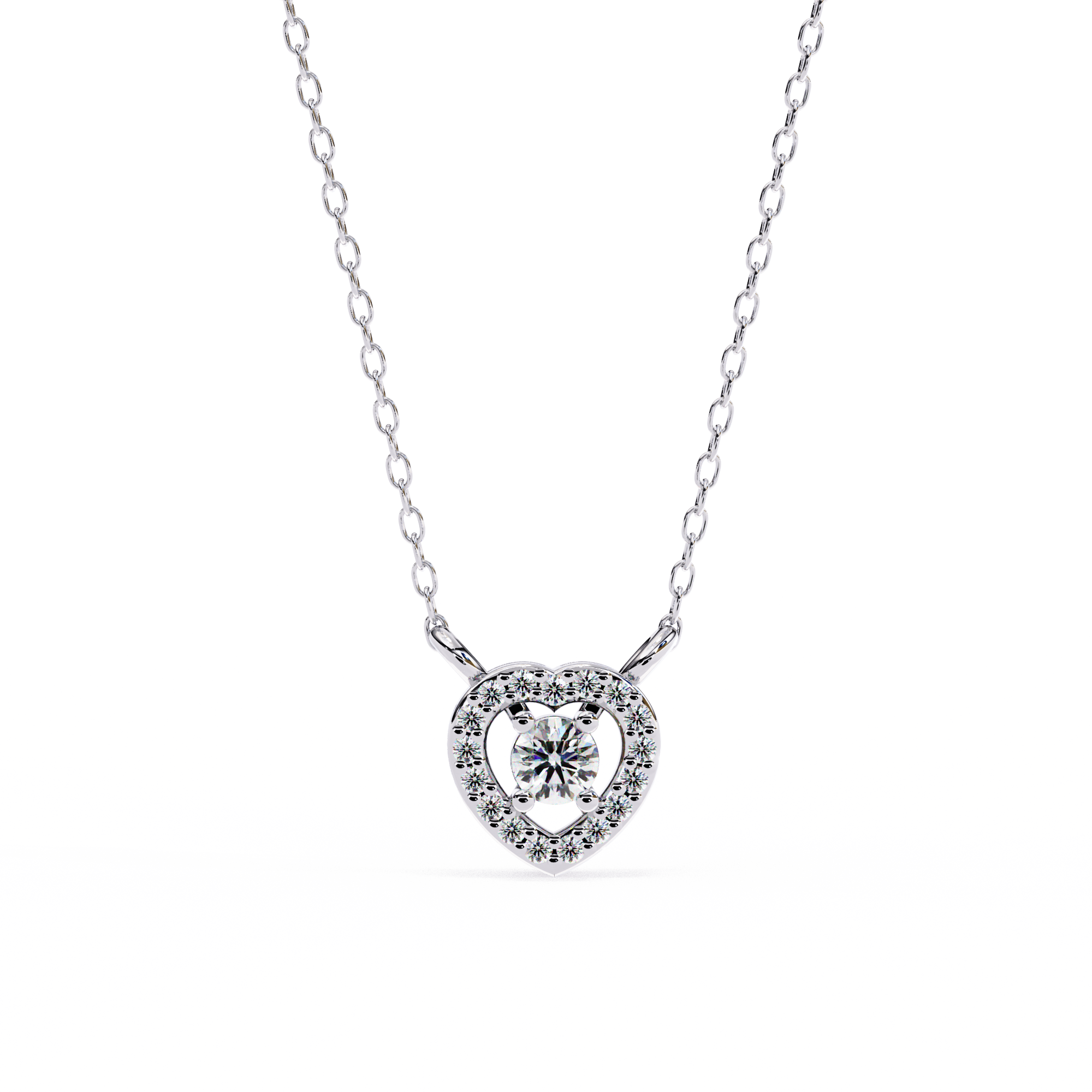 Meredith Solitaire Pendant