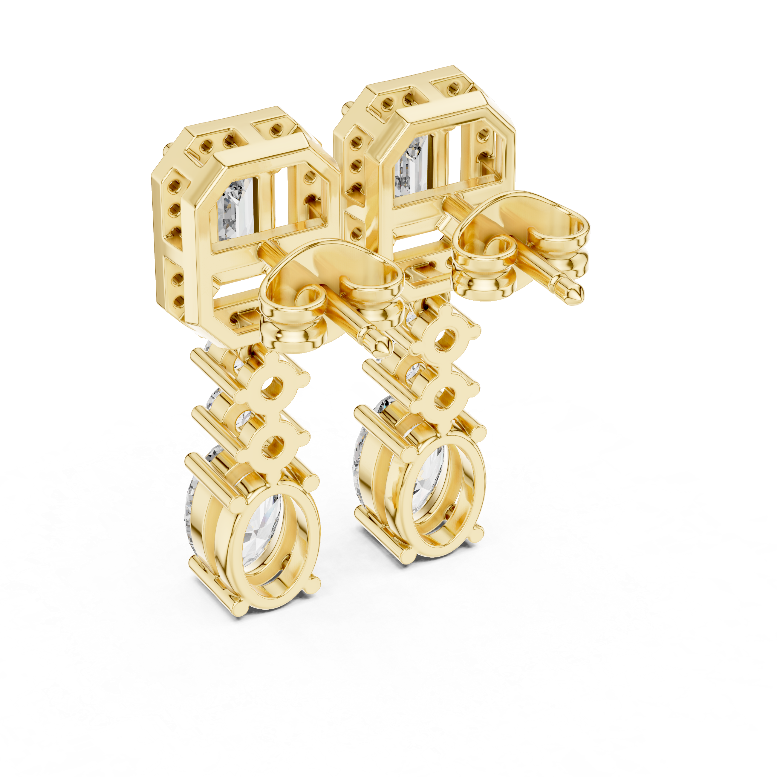 Alpha Diamond Earring