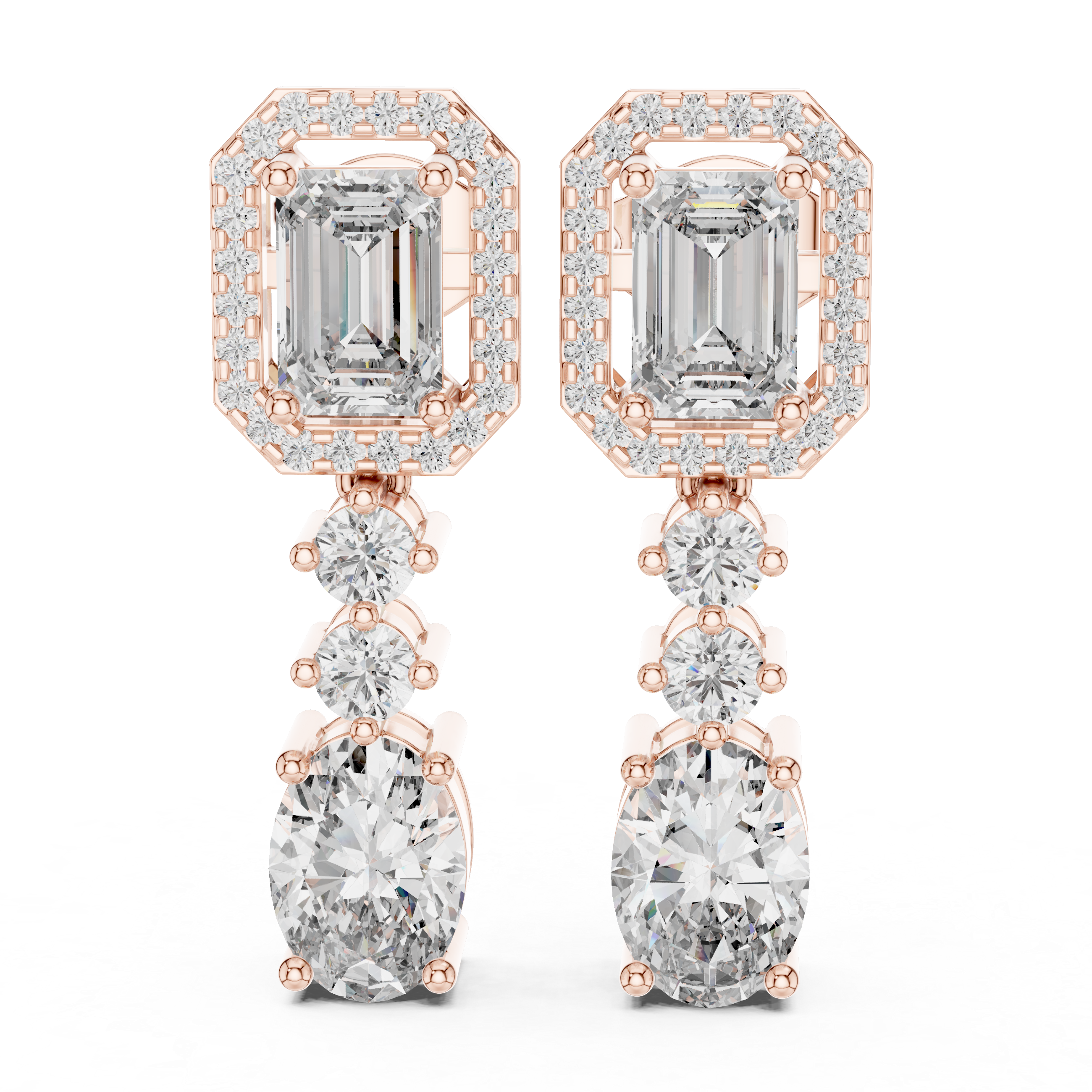 Alpha Diamond Earring