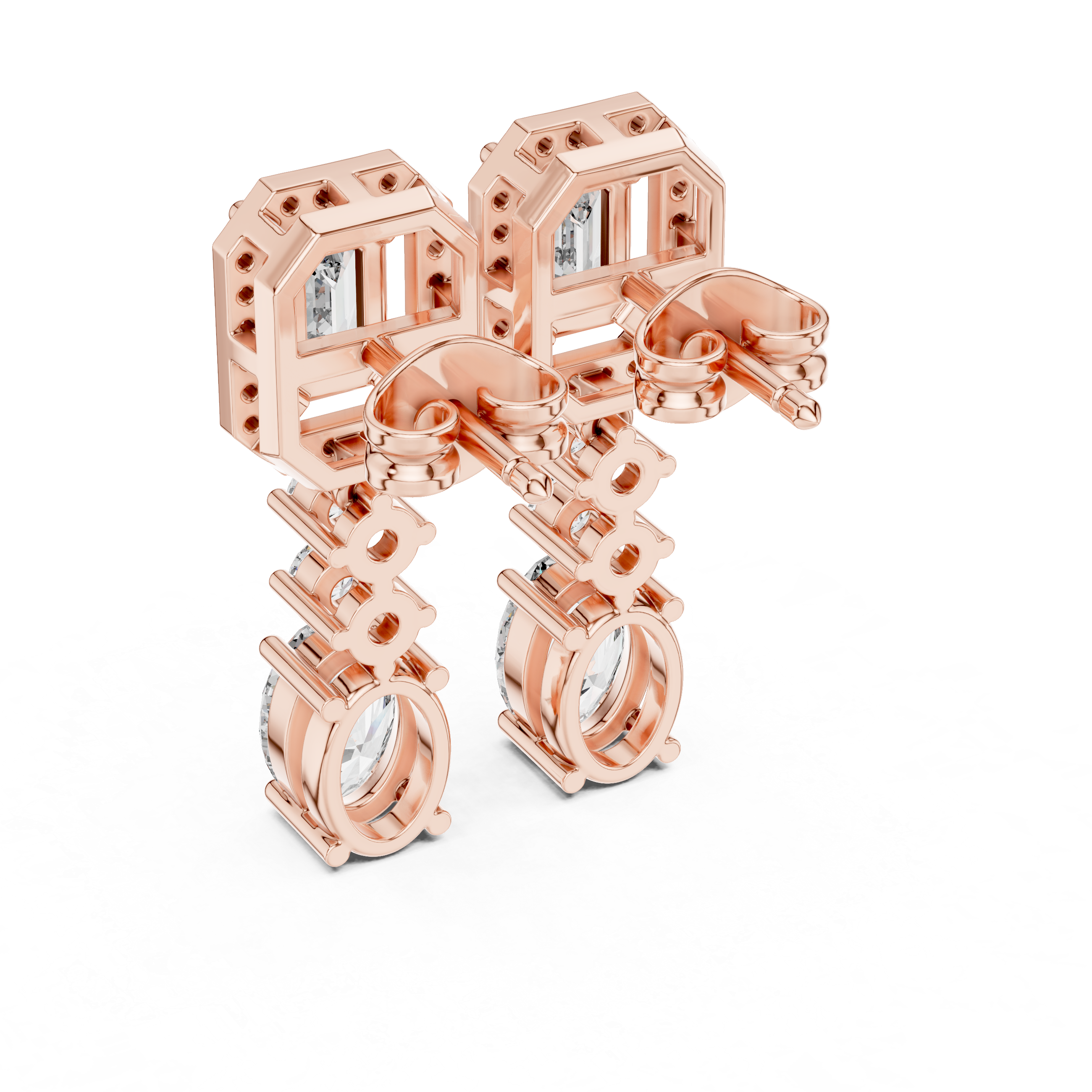 Alpha Diamond Earring