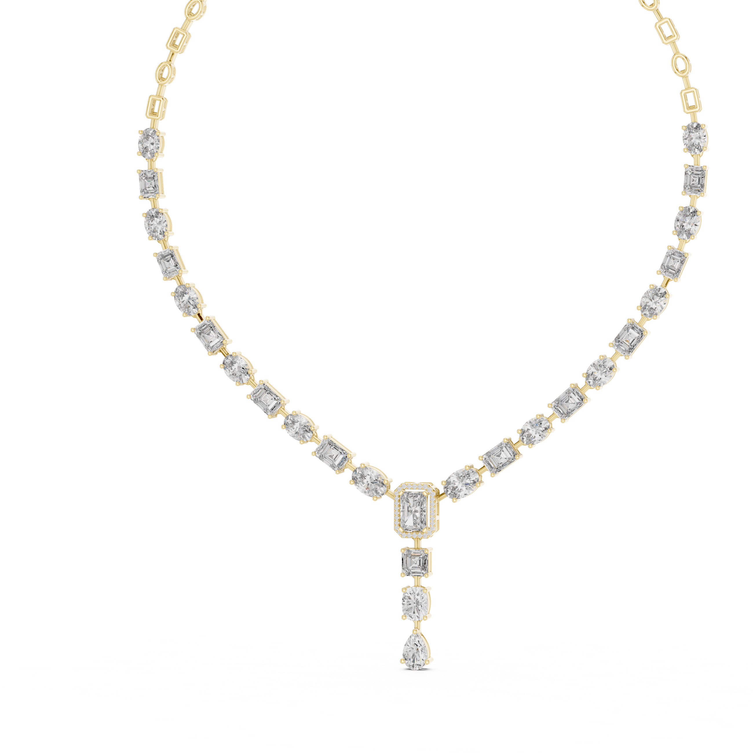 Zinnia Diamond Necklace