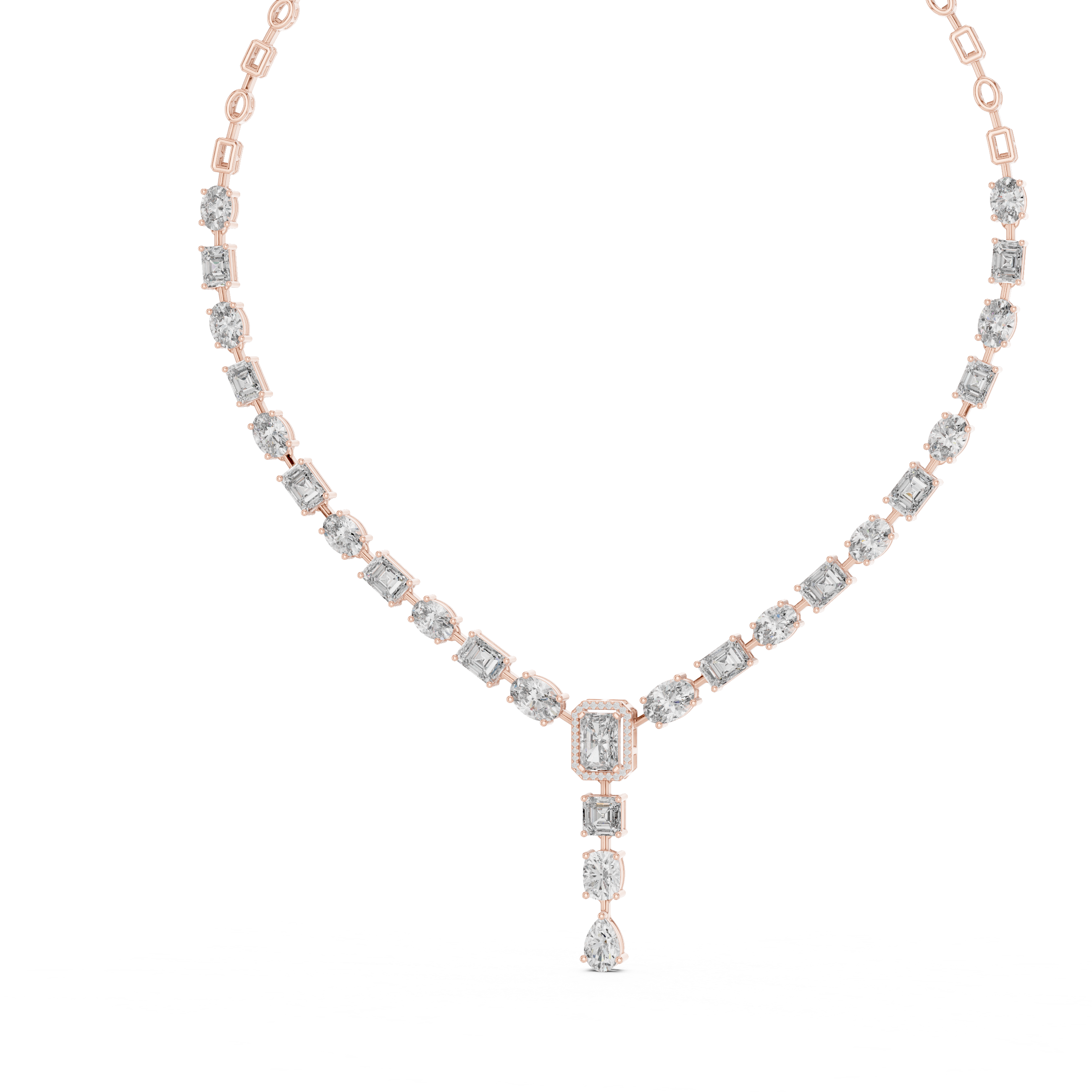 Zinnia Diamond Necklace