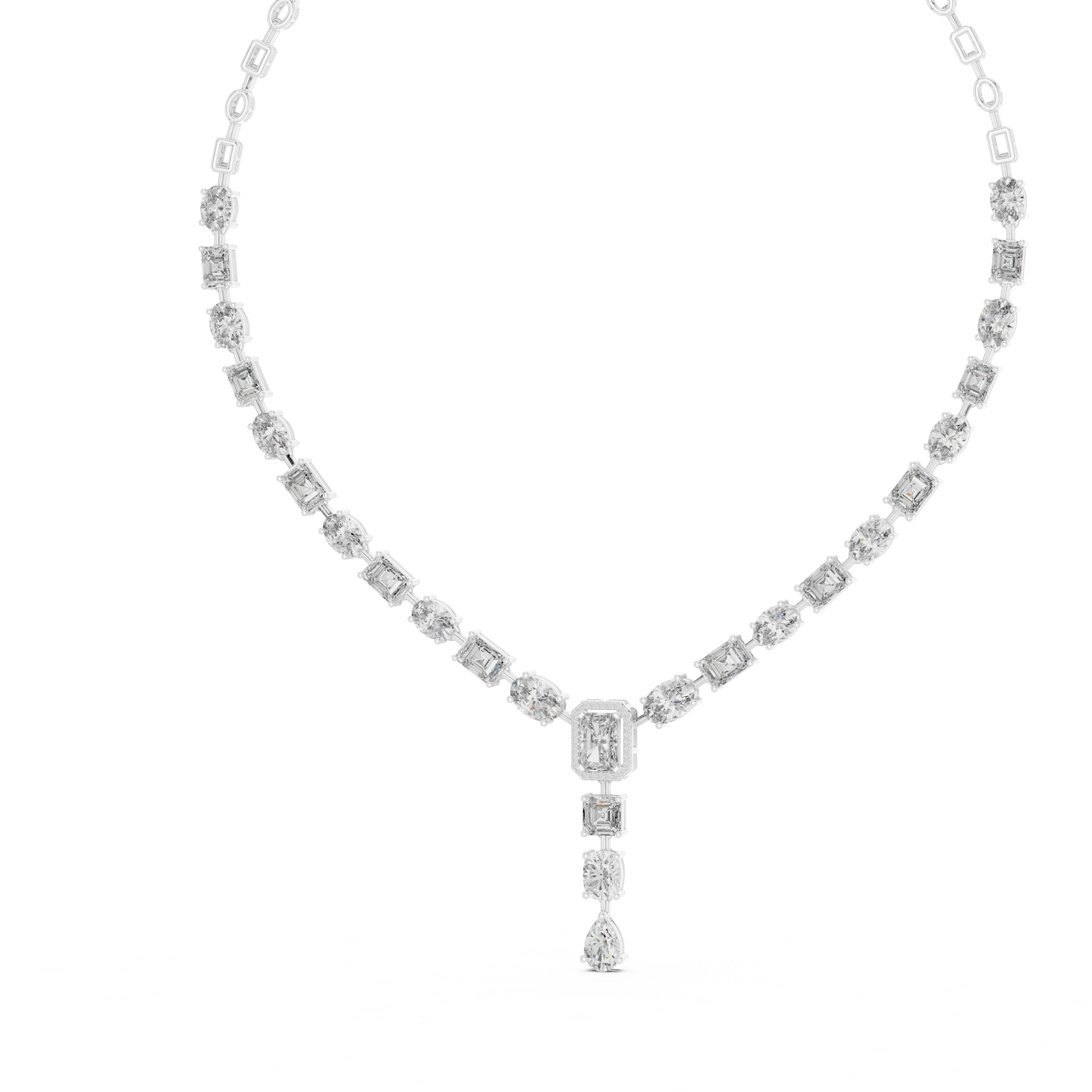 Zinnia Diamond Necklace
