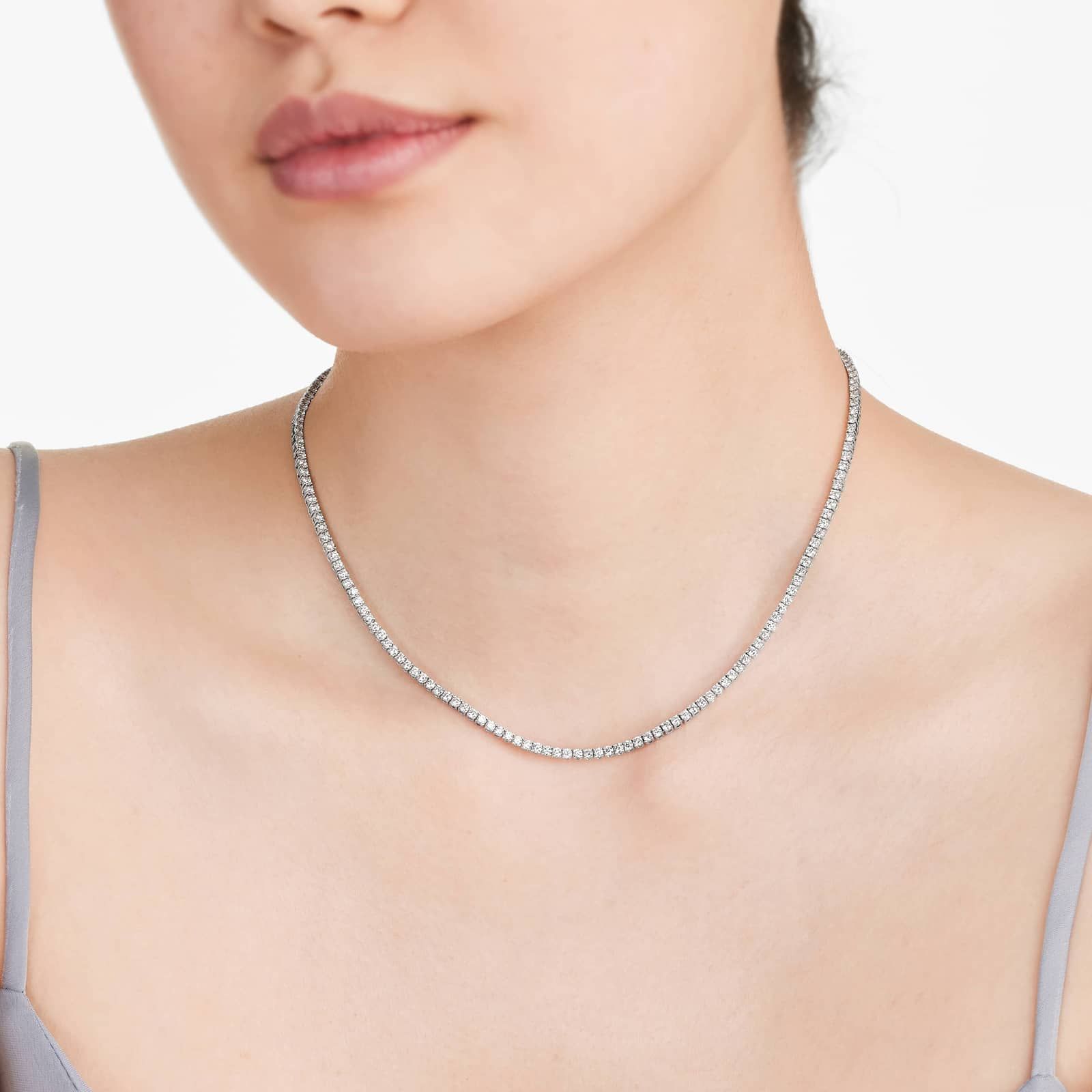 Evelyn Tennis Necklace