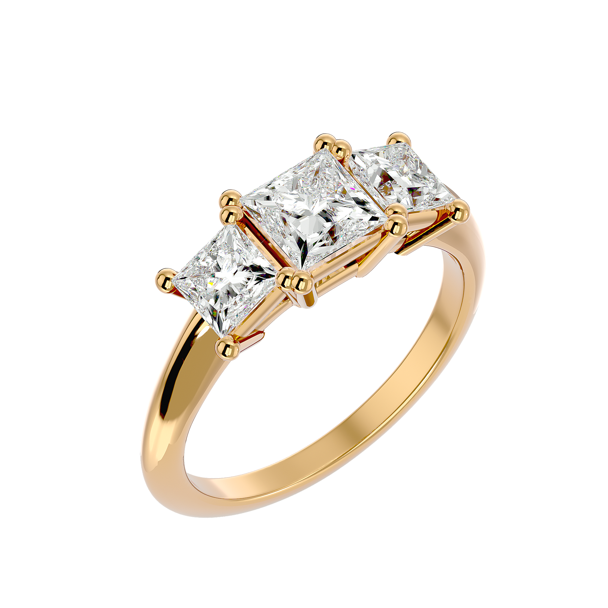 Gwyneth Three Stone Ring