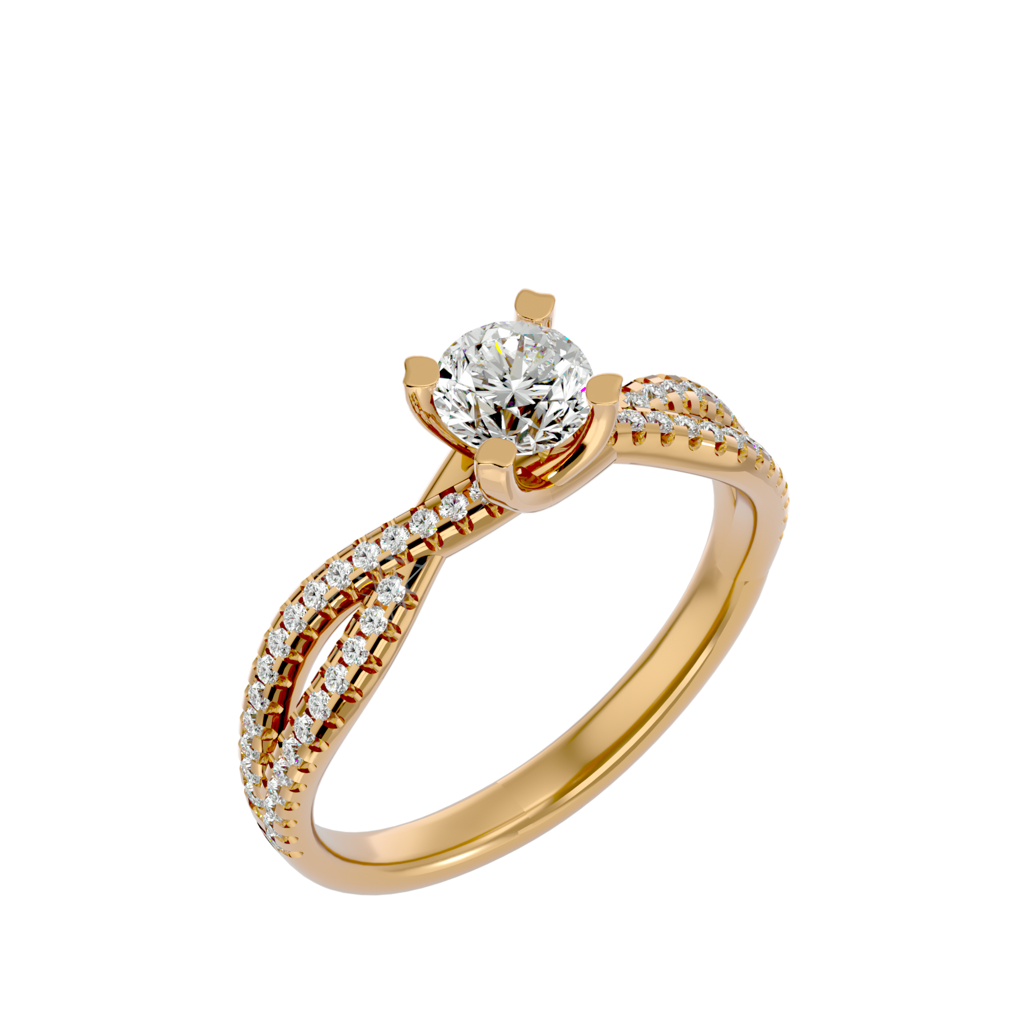 Scarlett Solitaire Ring