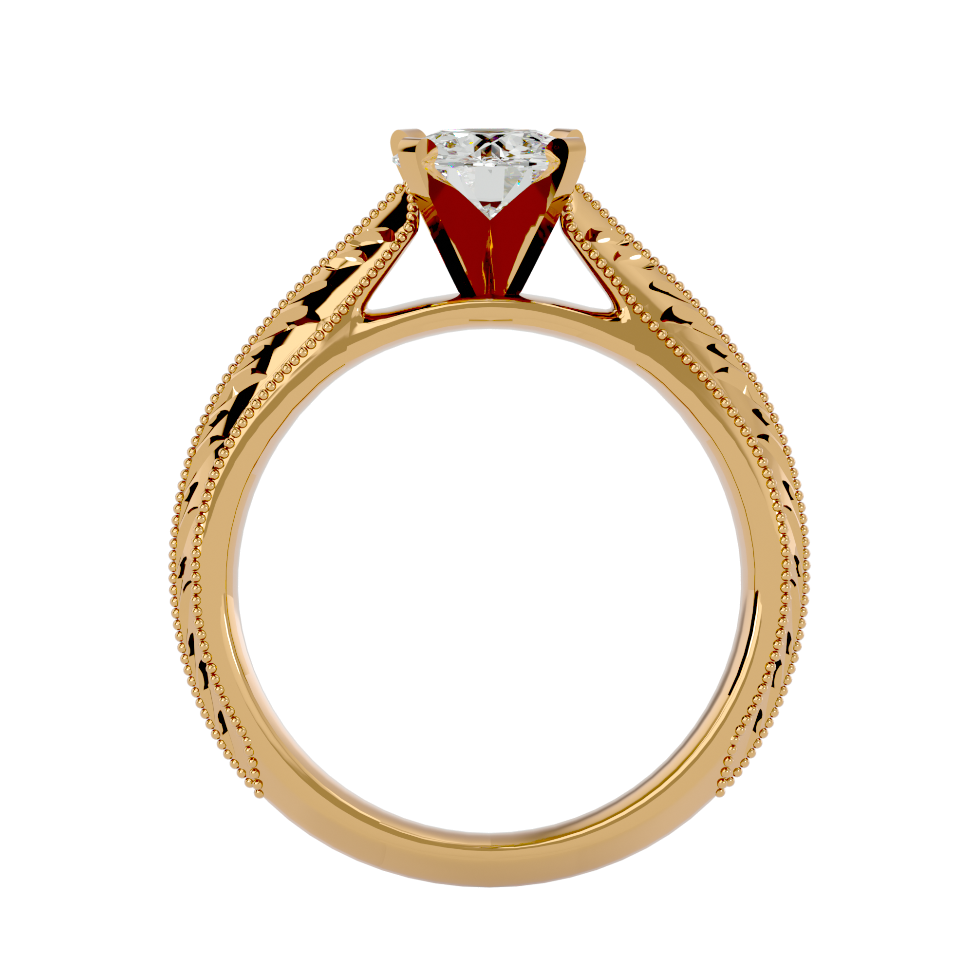 Hazel Solitaire Solitaire Ring