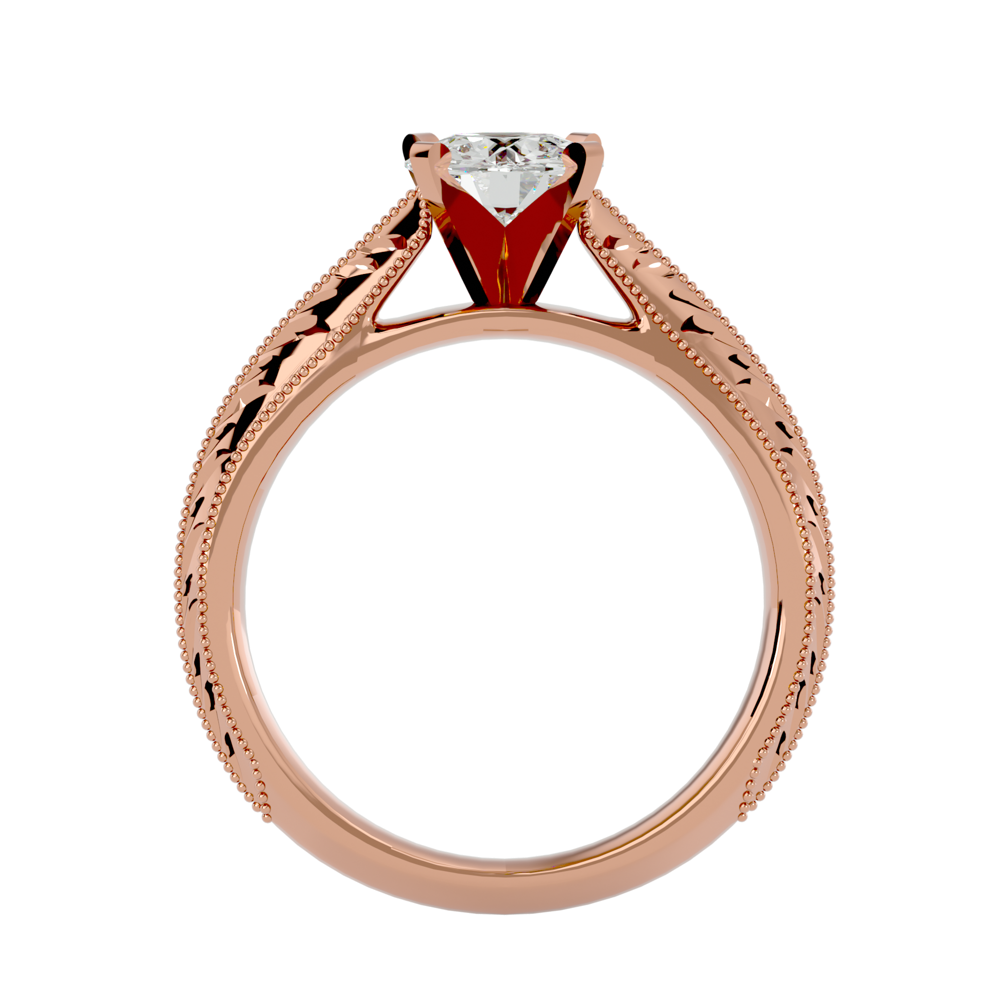 Hazel Solitaire Solitaire Ring