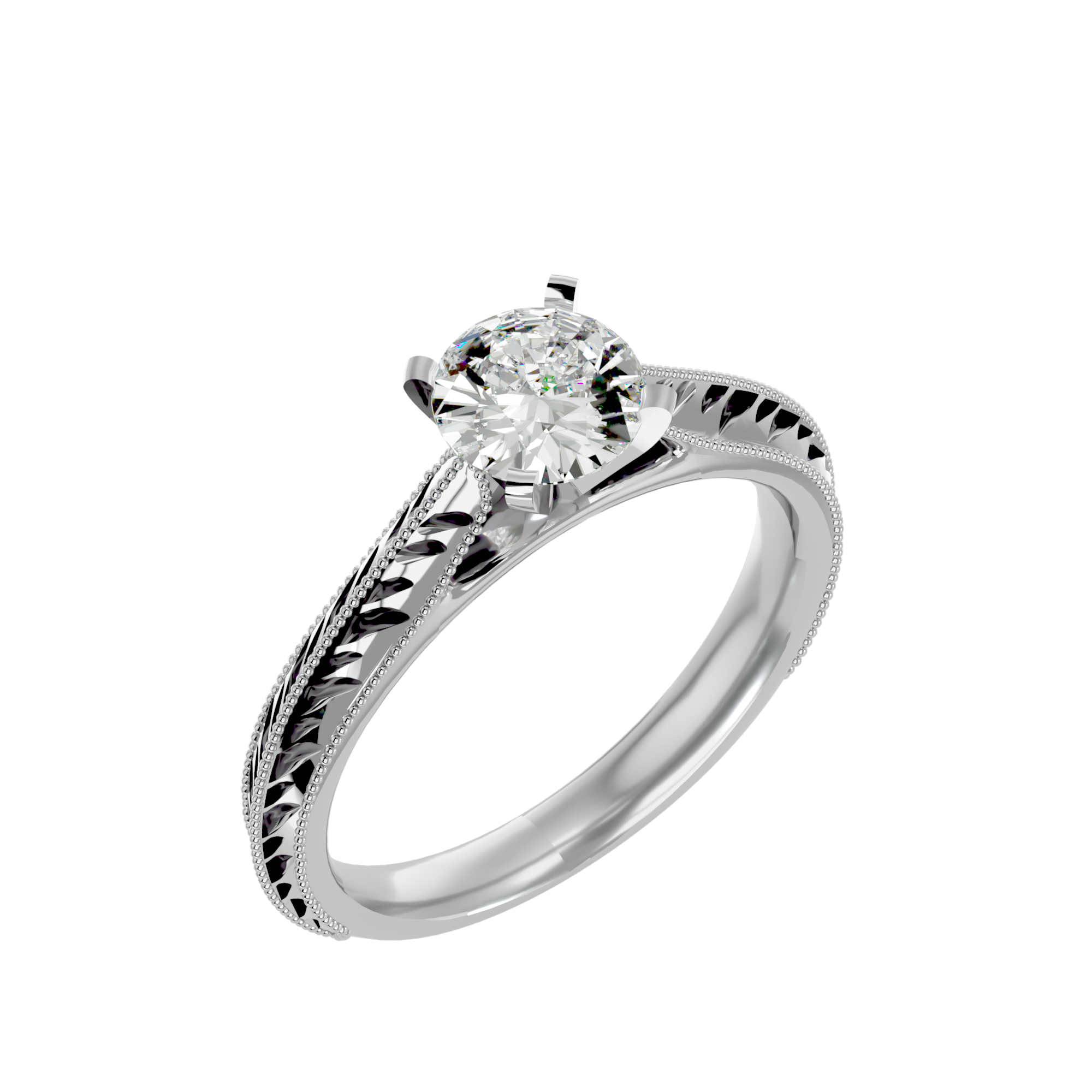 Hazel Solitaire Solitaire Ring