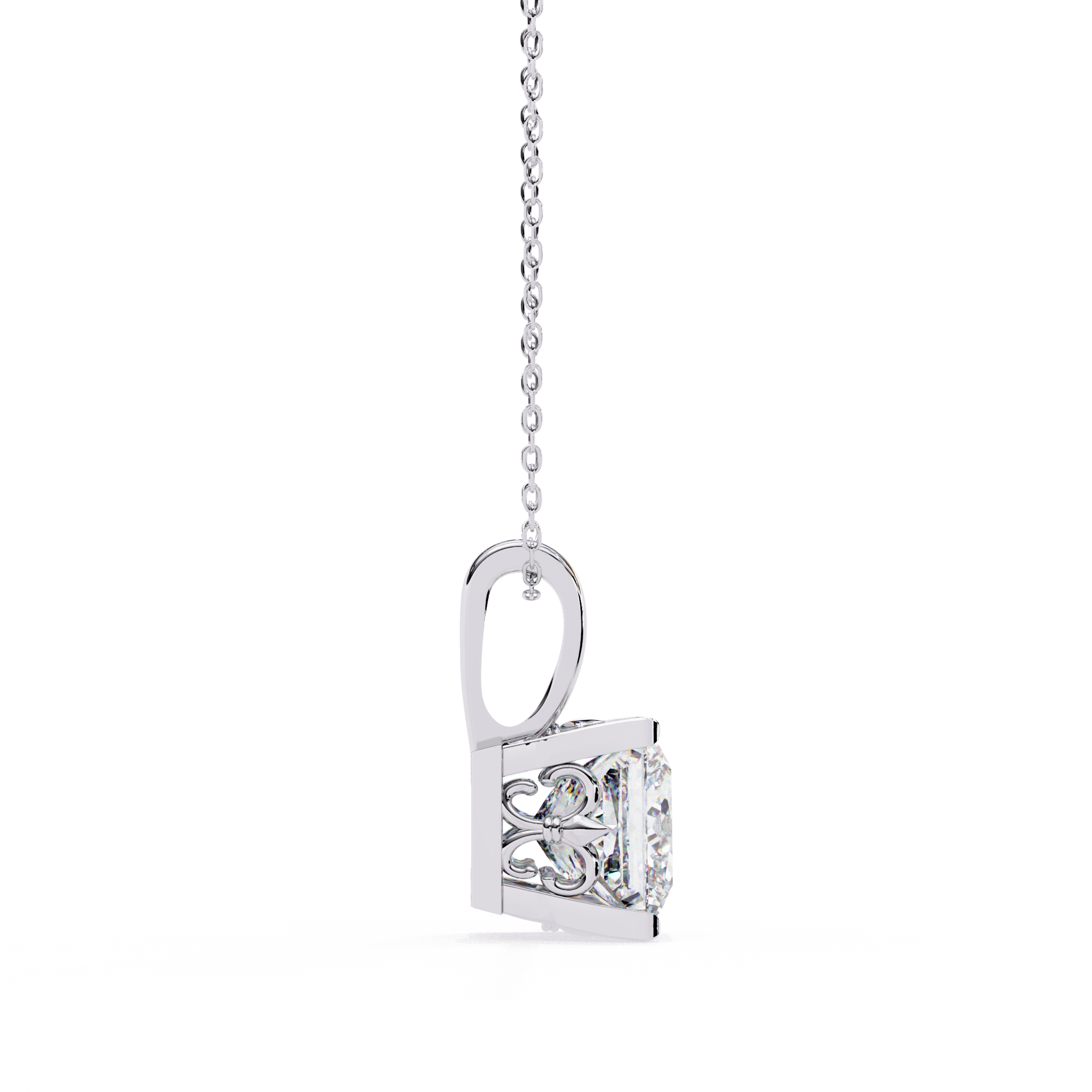 Karine Solitaire Pendant