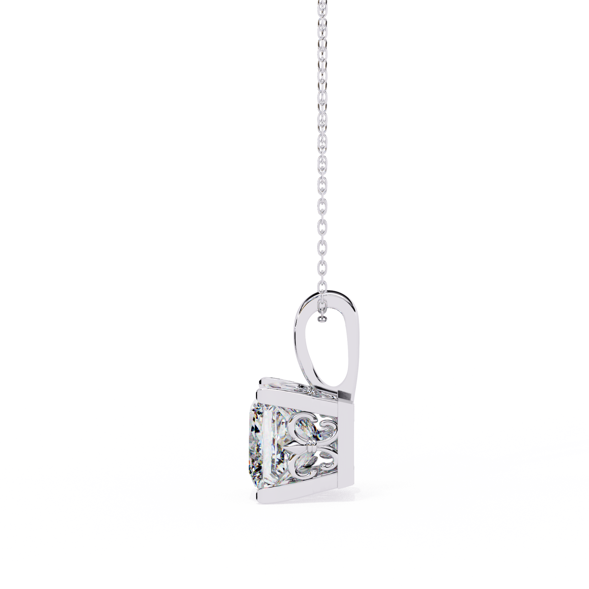Karine Solitaire Pendant