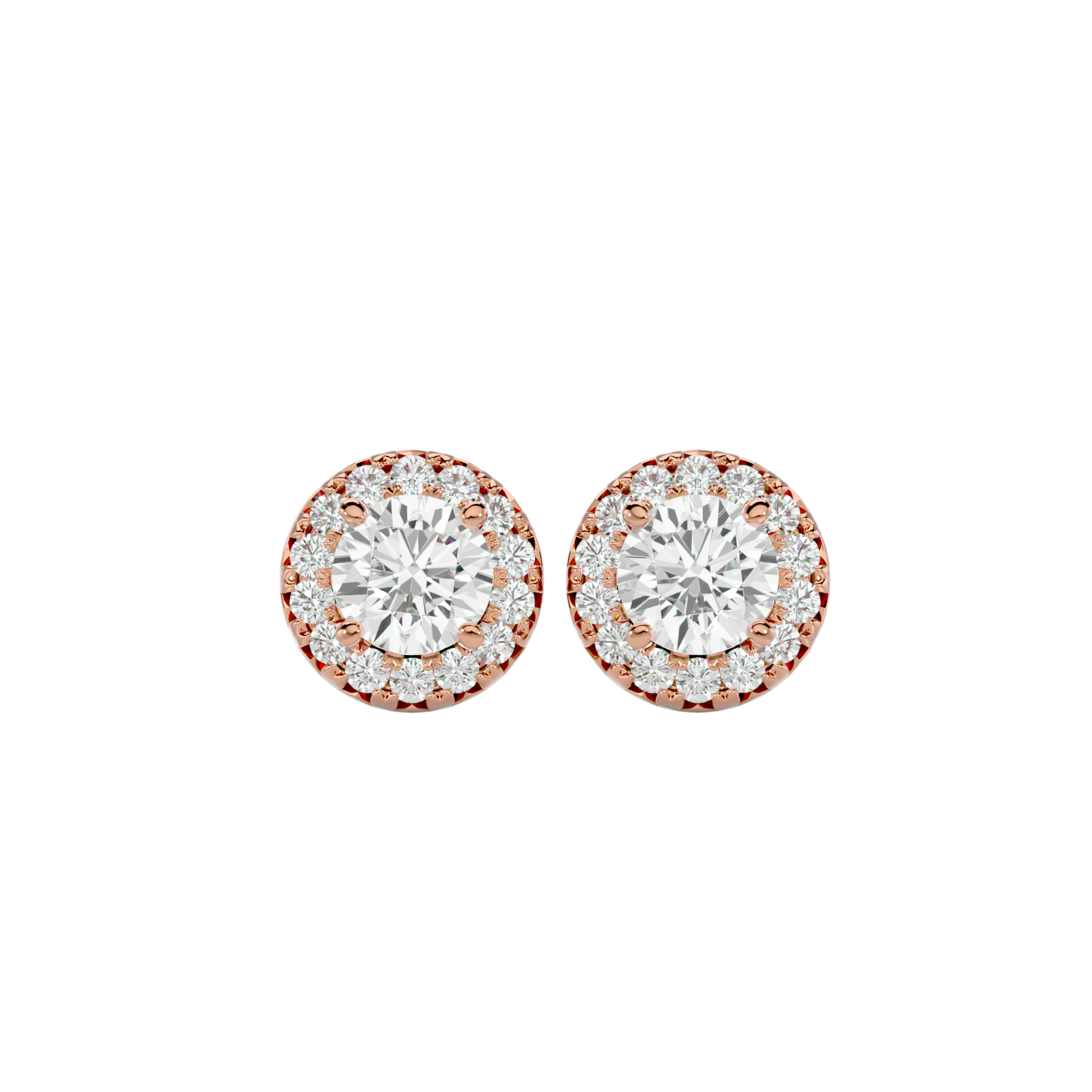 Omega Solitaire Earring