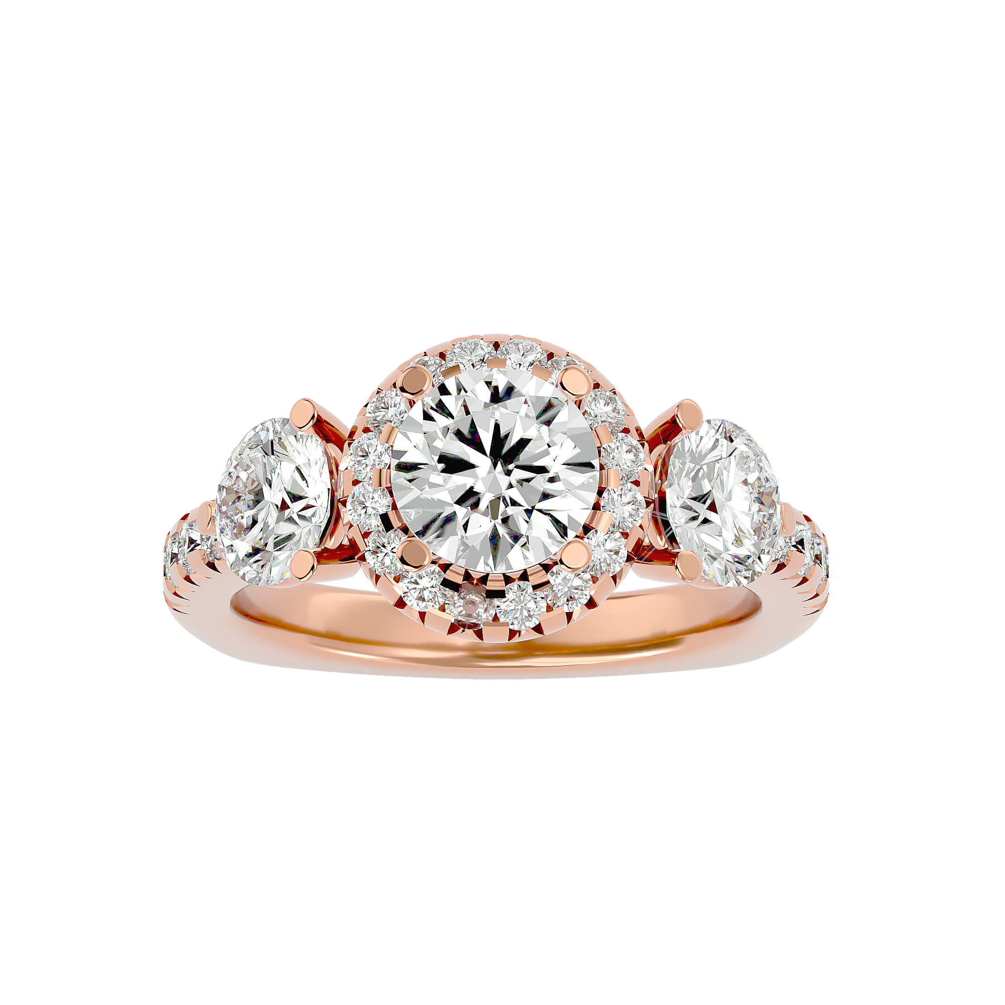 Jacqueline Three Stone Ring