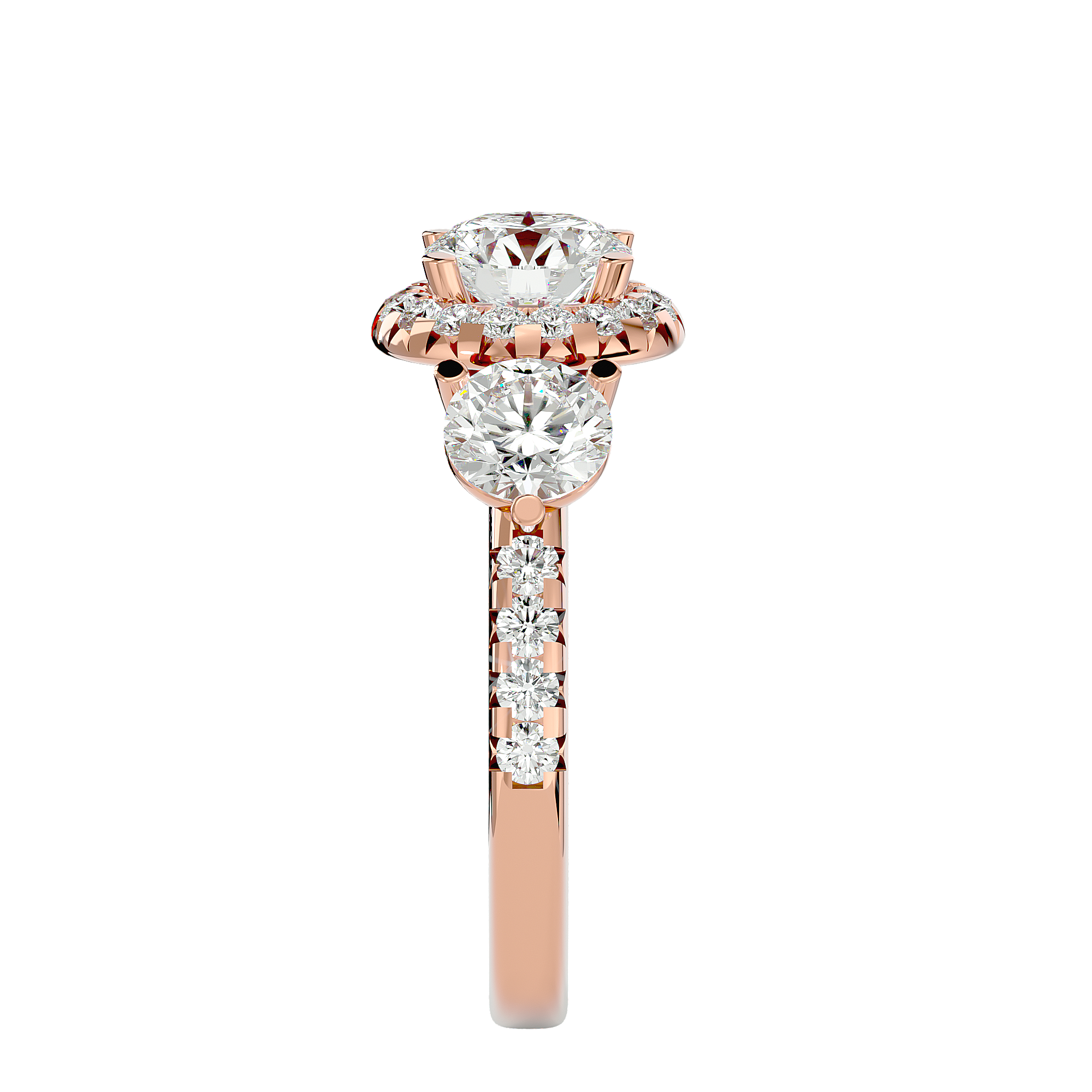 Jacqueline Three Stone Ring