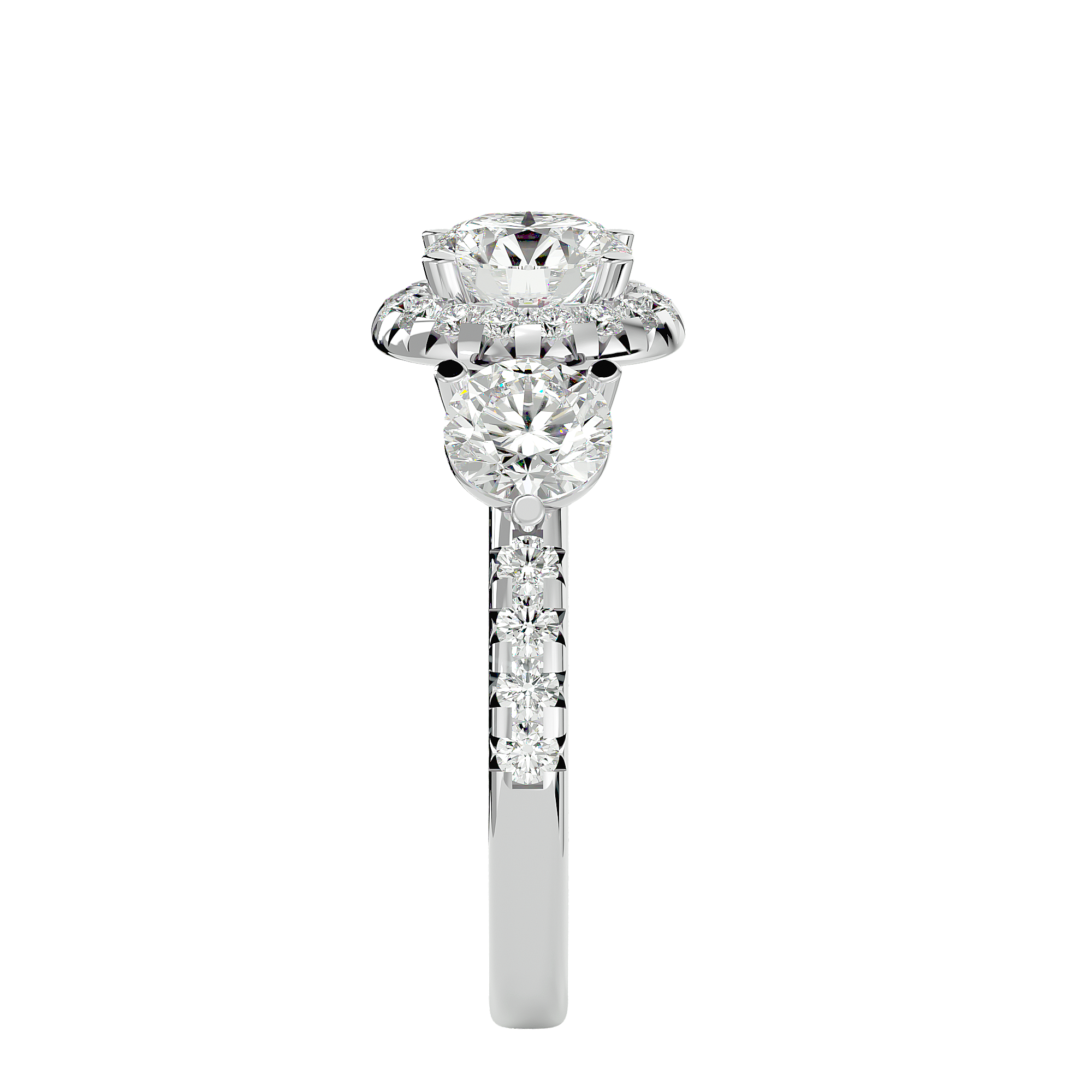 Jacqueline Three Stone Ring