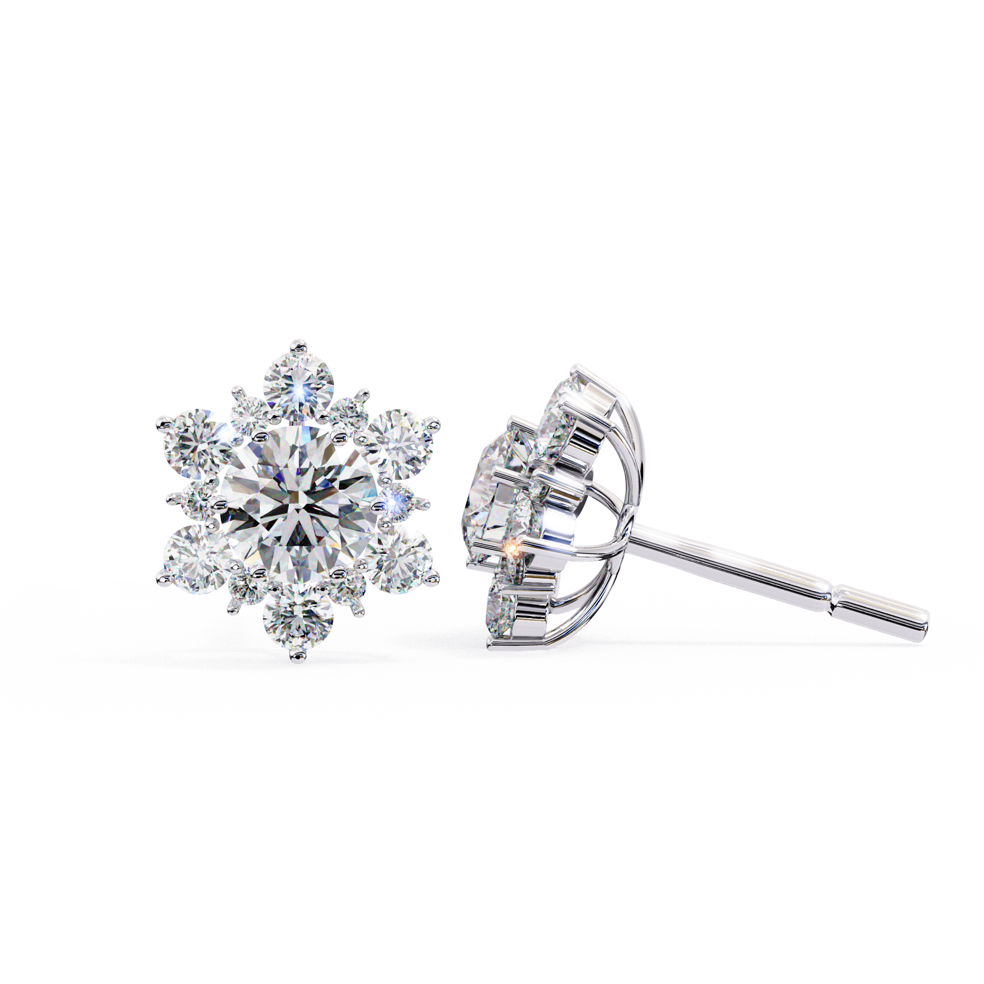 Silvia Solitaire Earring