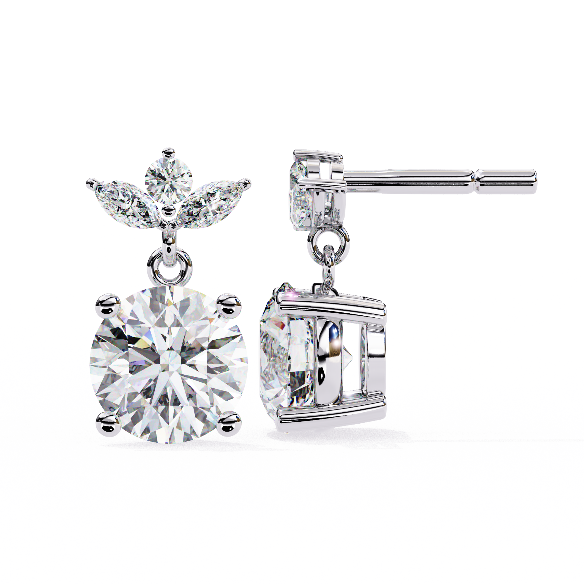 Sofia Solitaire Earring