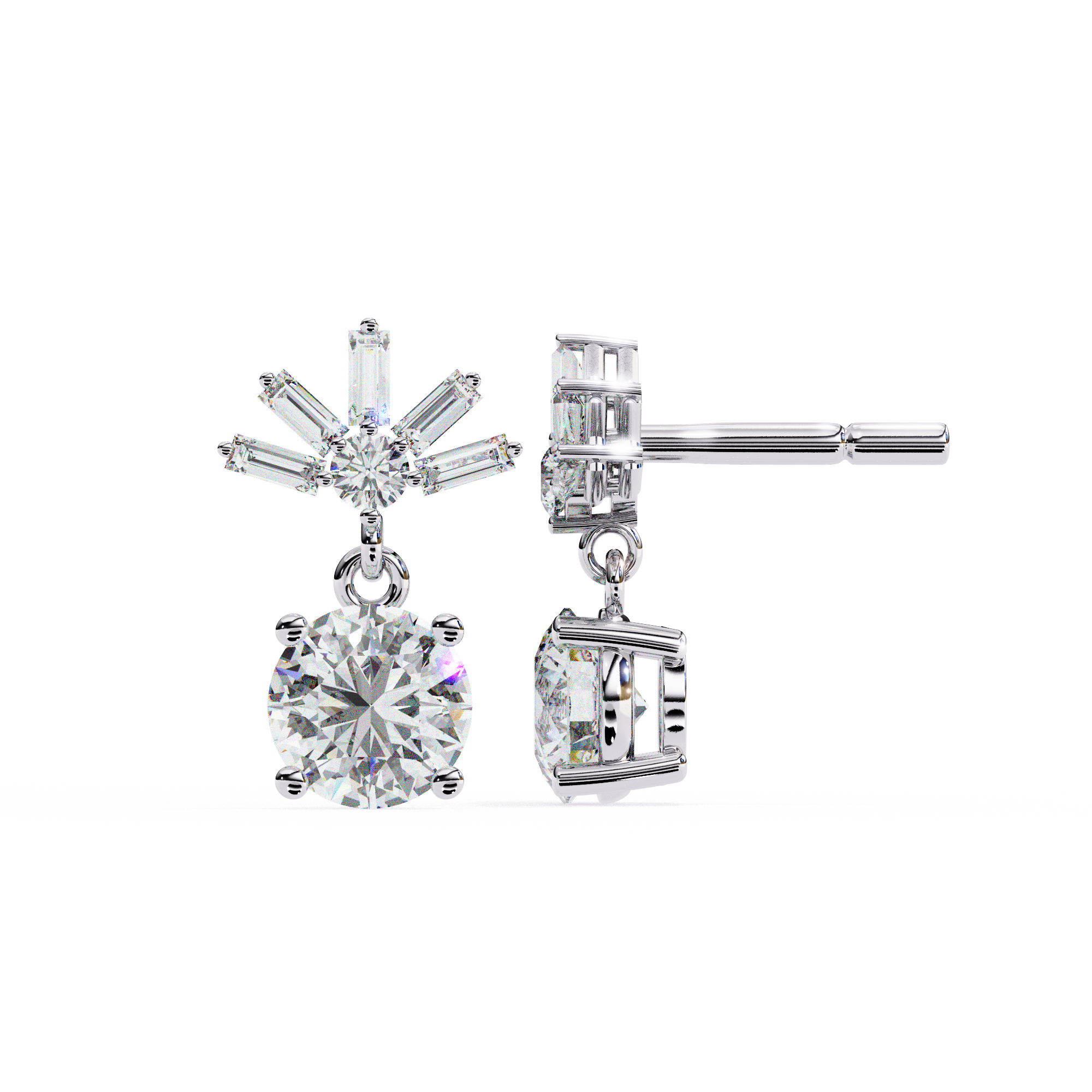 Valentina Solitaire Earring