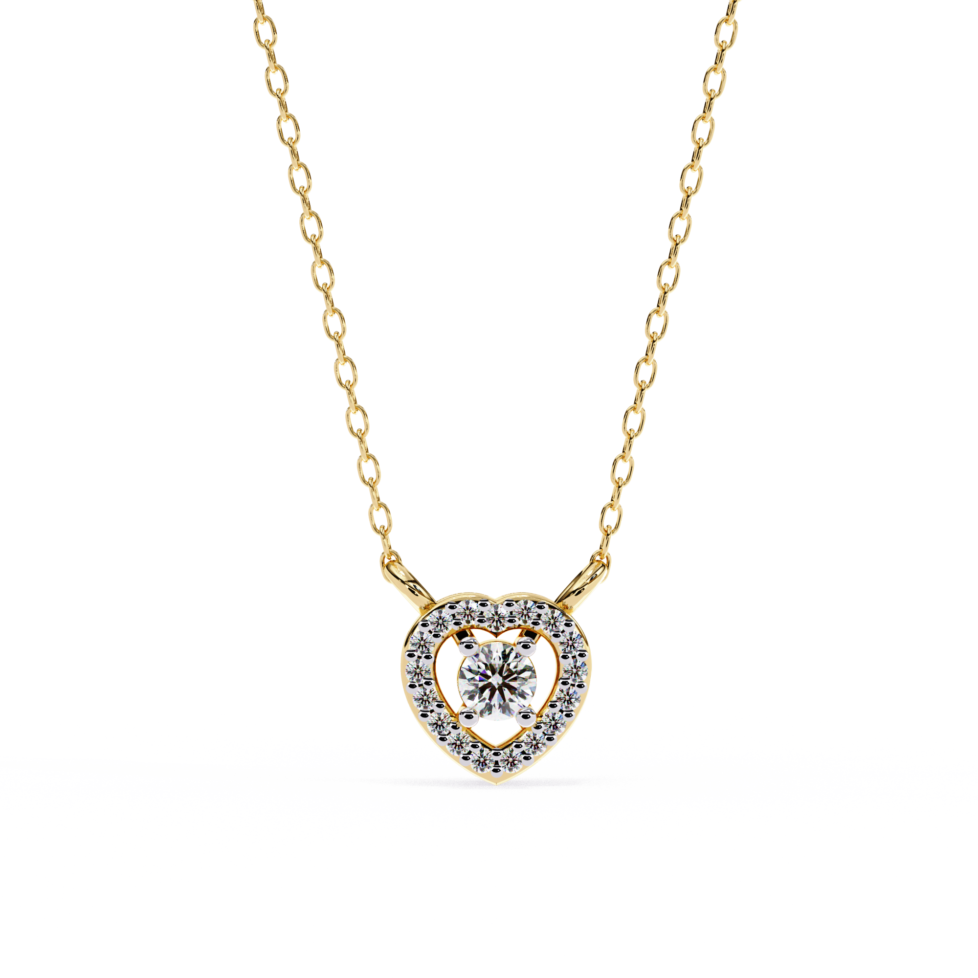 Meredith Solitaire Pendant