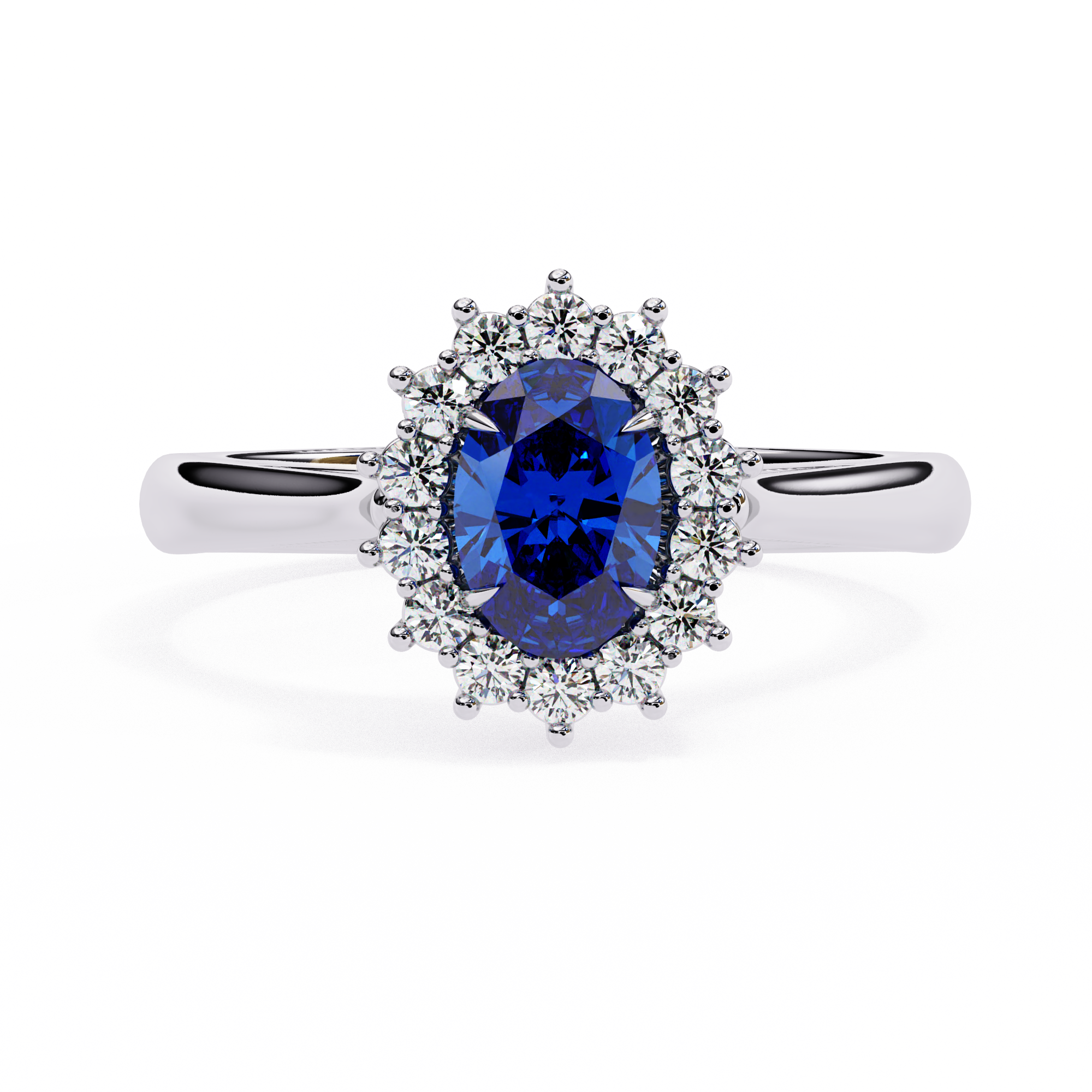 Violet Solitaire Ring