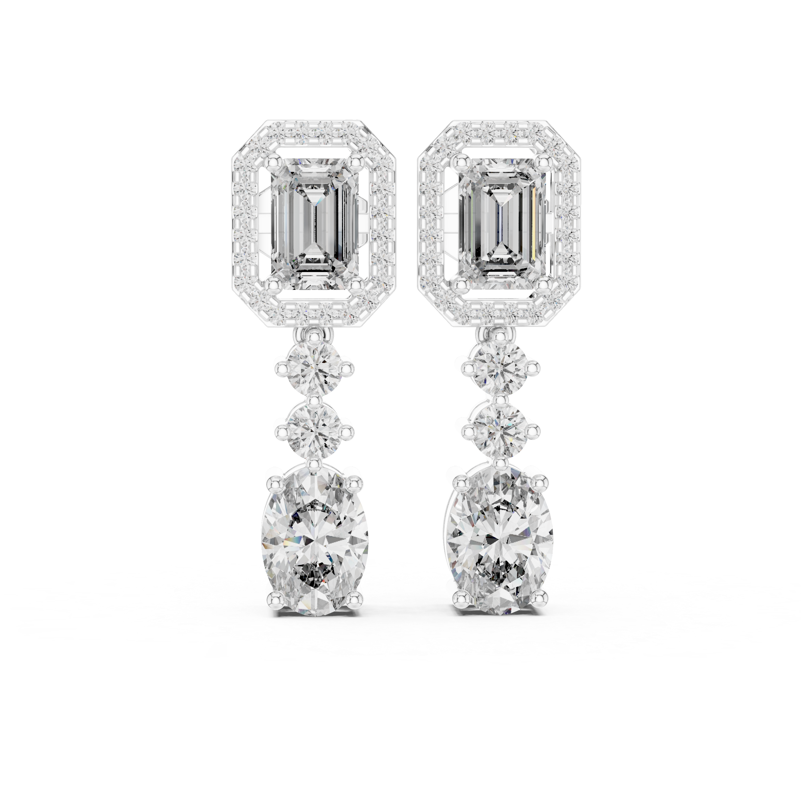 Alpha Diamond Earring
