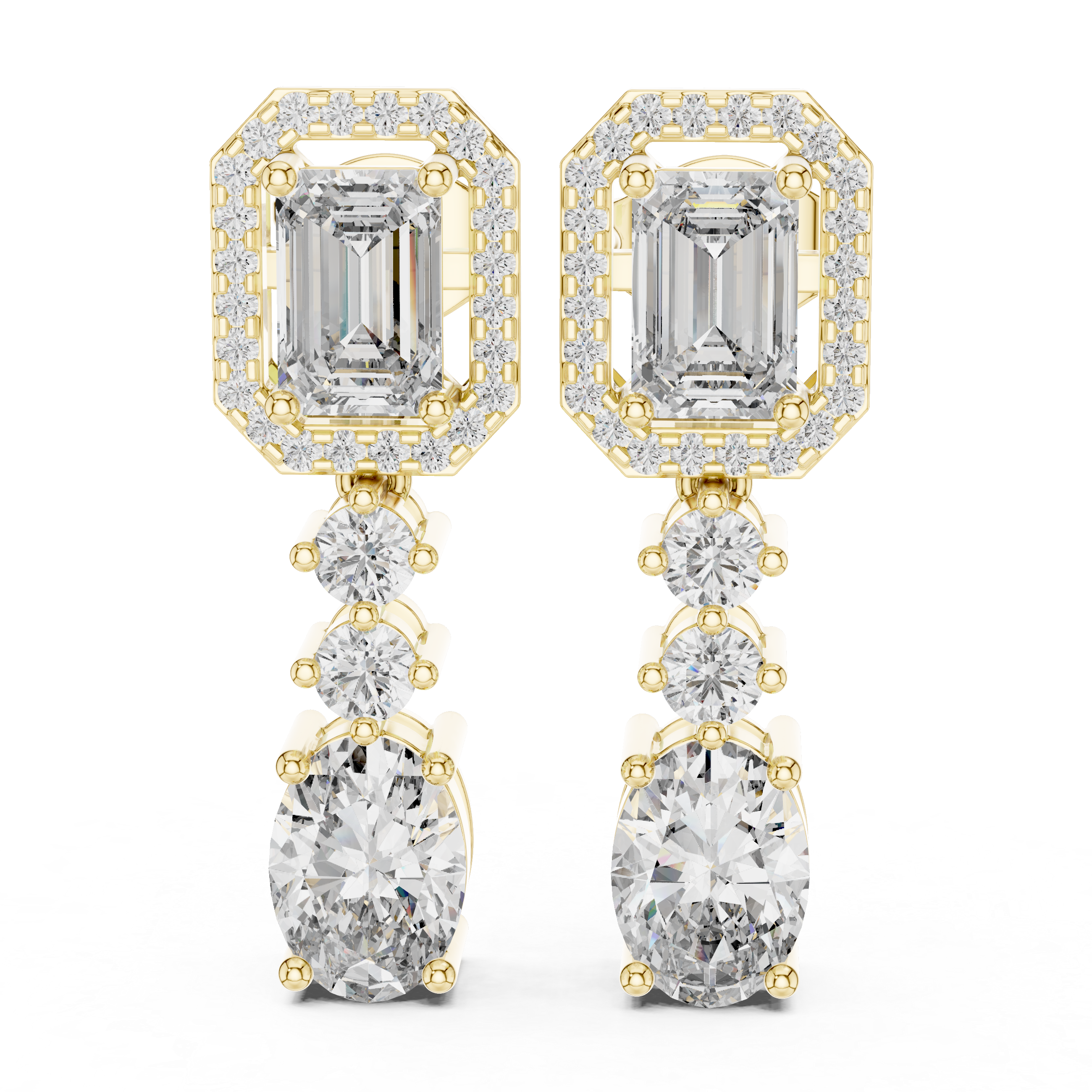 Alpha Diamond Earring