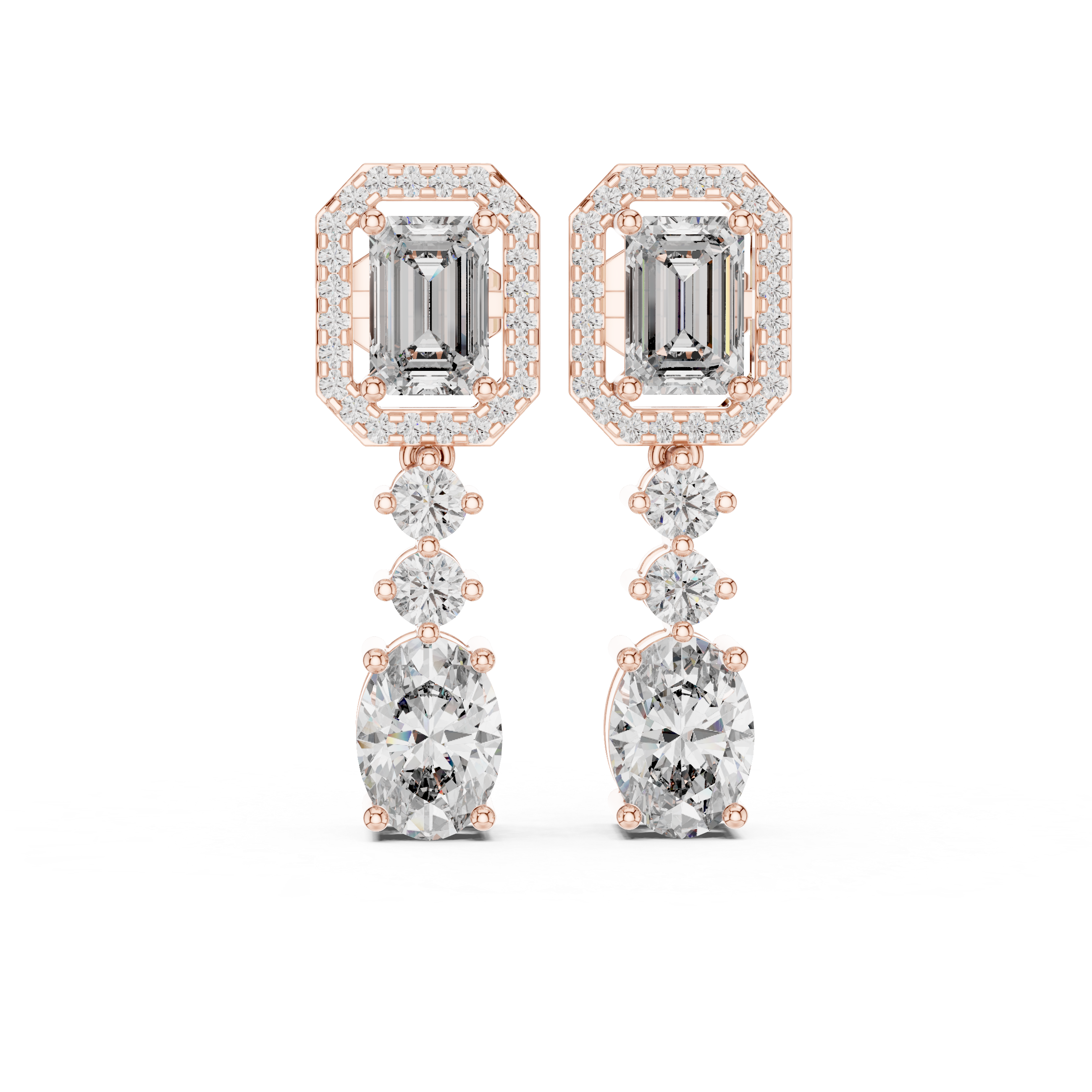 Alpha Diamond Earring