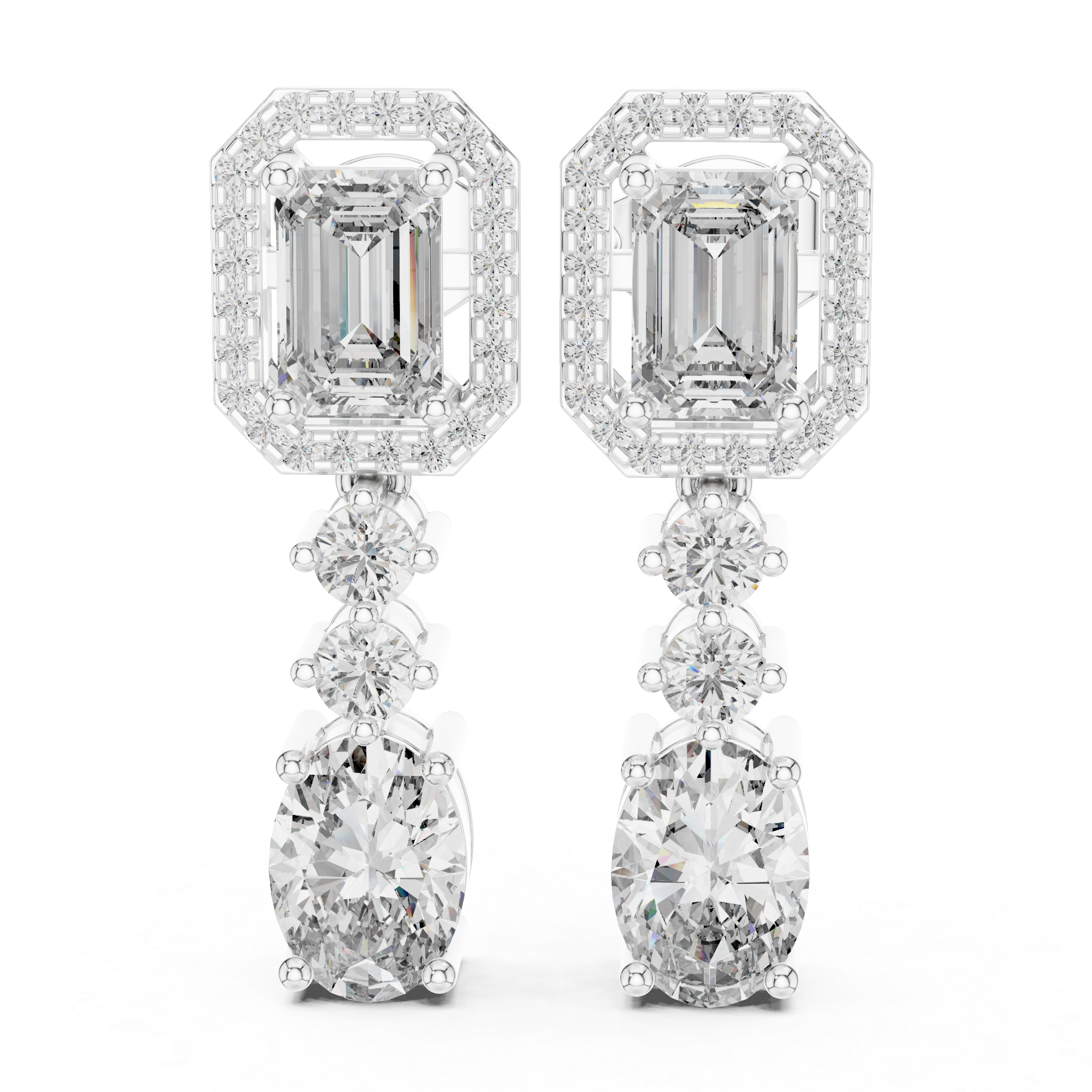 Alpha Diamond Earring