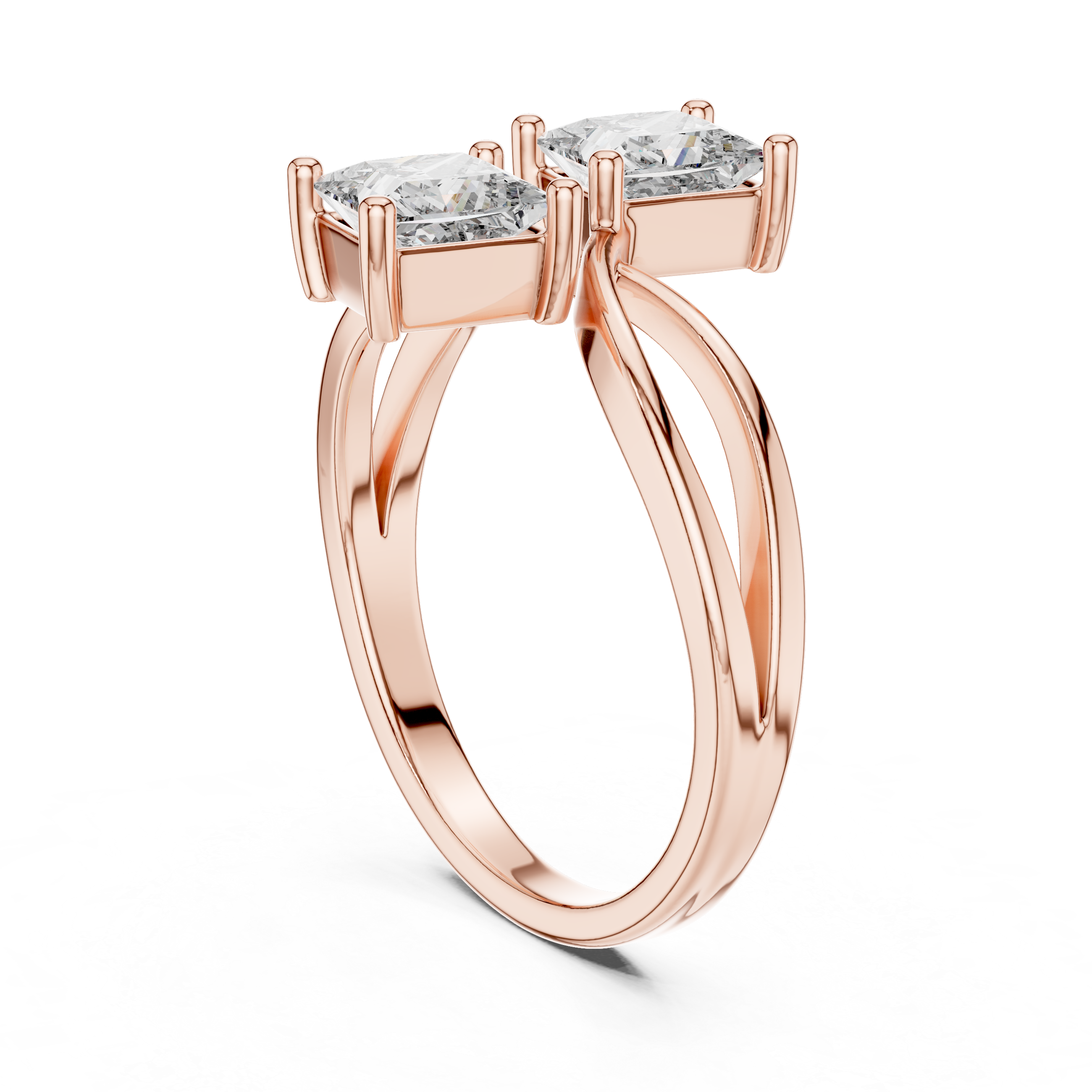 Rosa Two Stone Ring