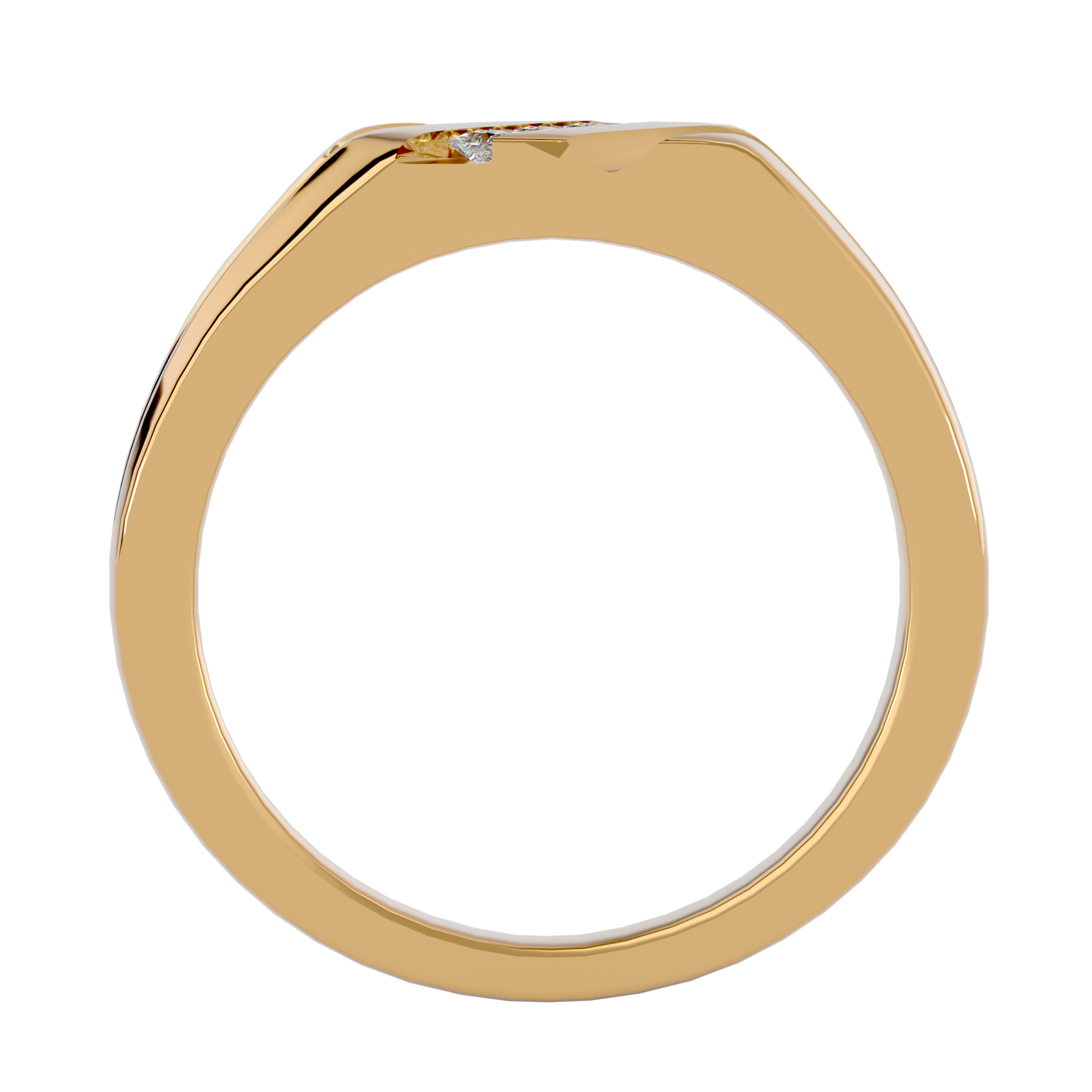 Rupert Diamond Mens Studded Ring