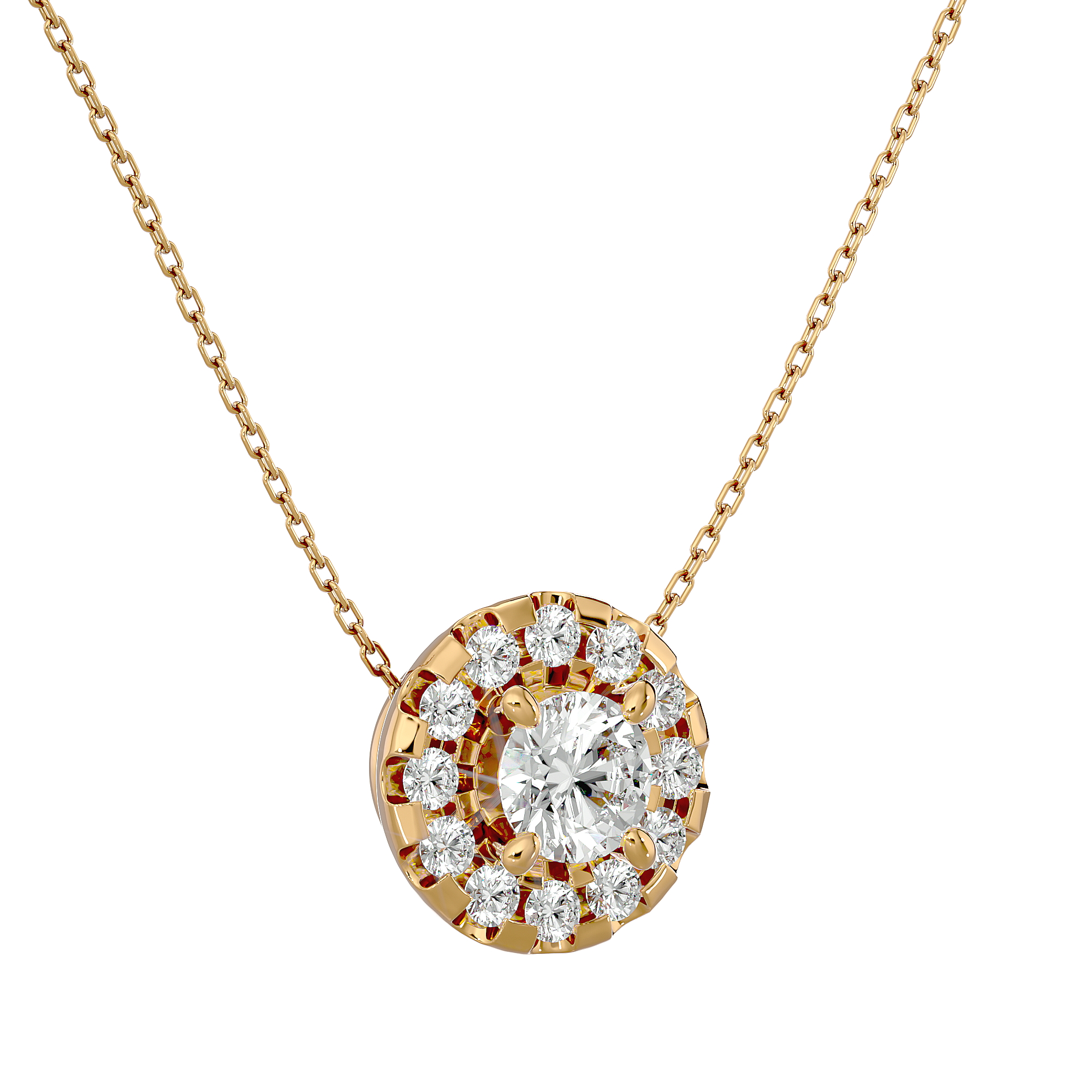 Aurora Solitaire Pendant