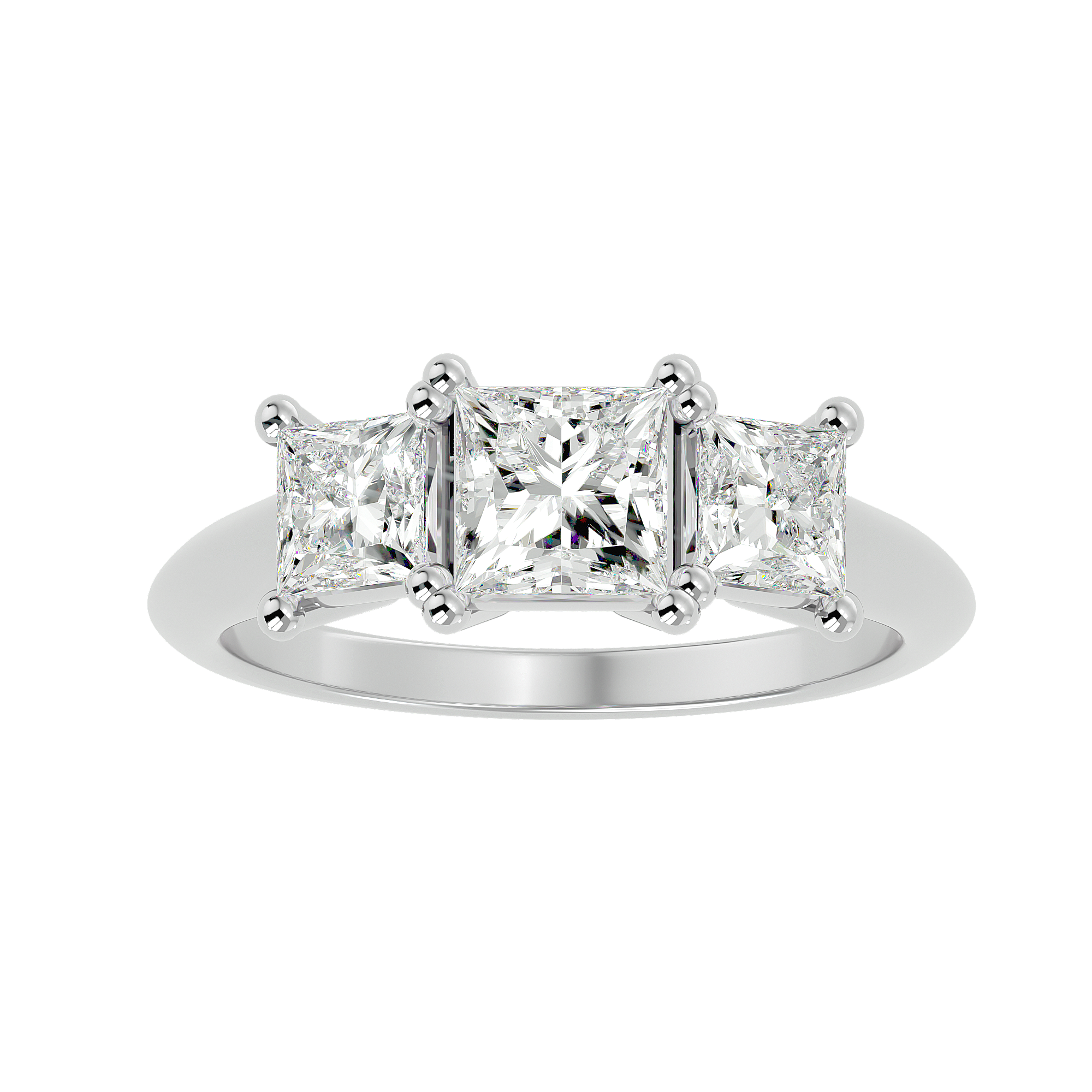 Gwyneth Three Stone Ring