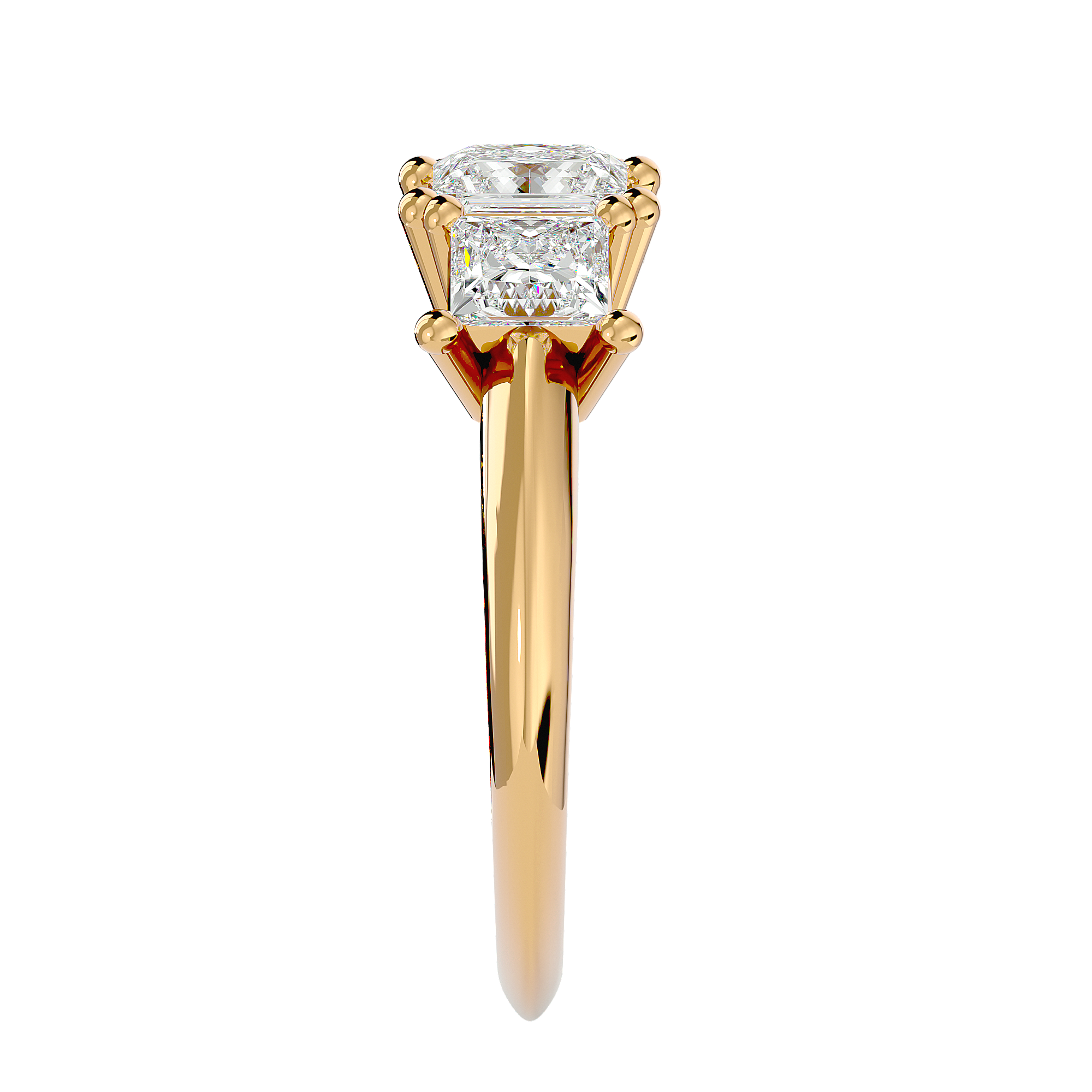 Gwyneth Three Stone Ring