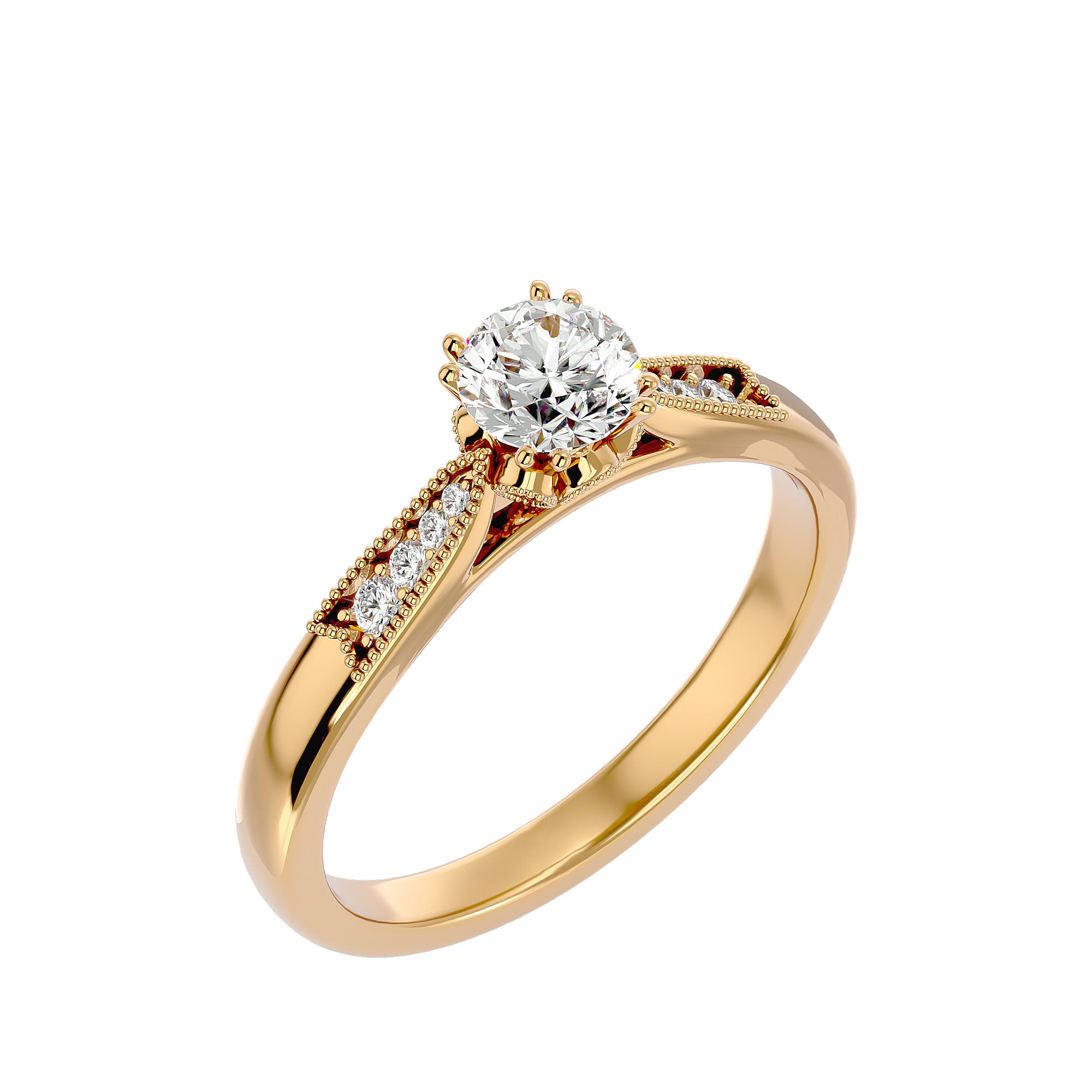 Lillian Solitaire Ring