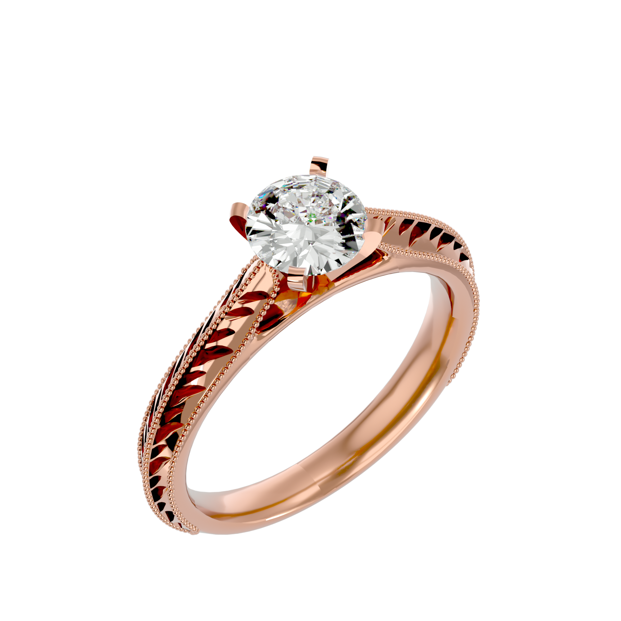 Hazel Solitaire Solitaire Ring