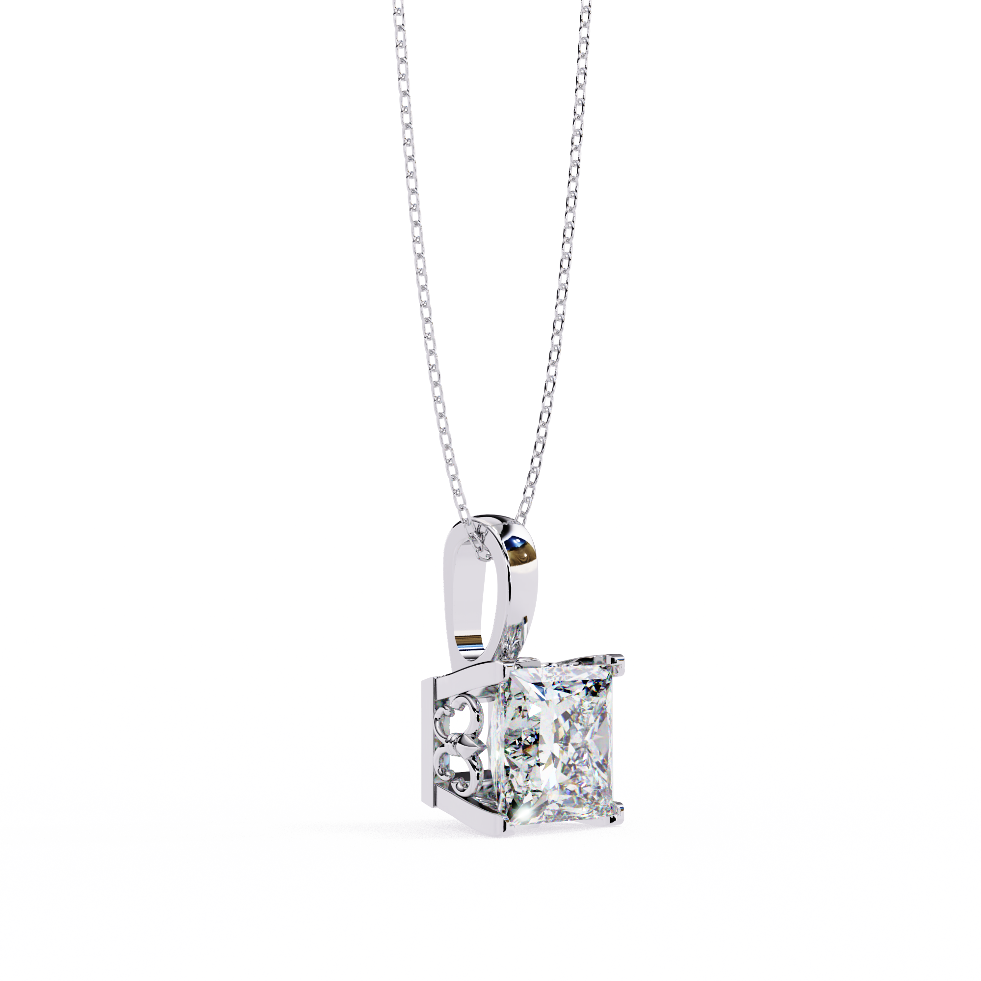 Karine Solitaire Pendant