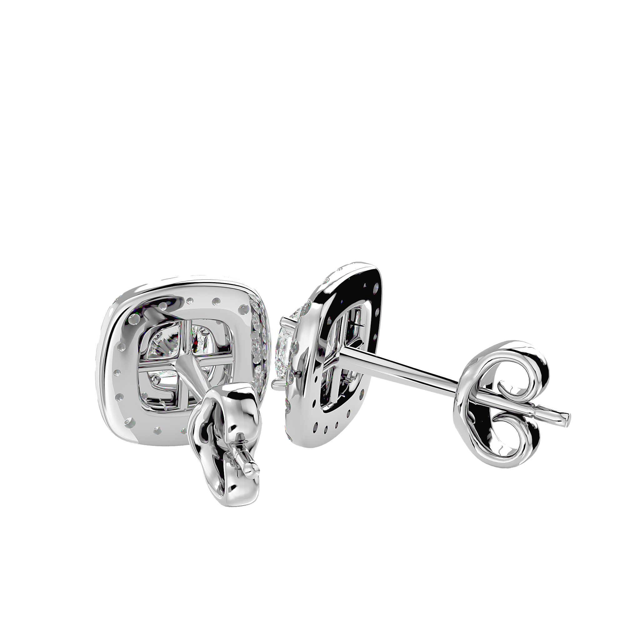 Virginia Solitaire Earring