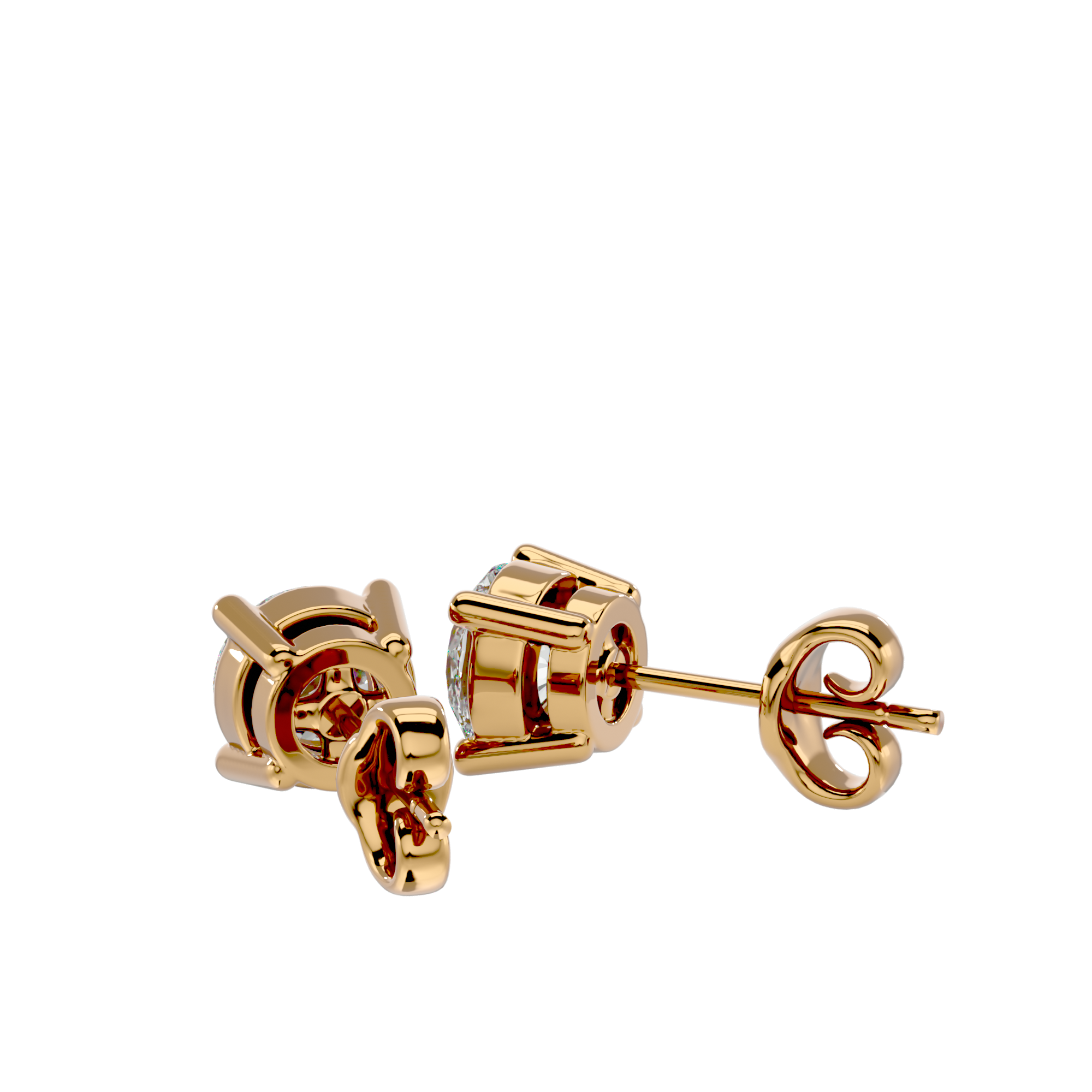 Anna Solitaire Earring