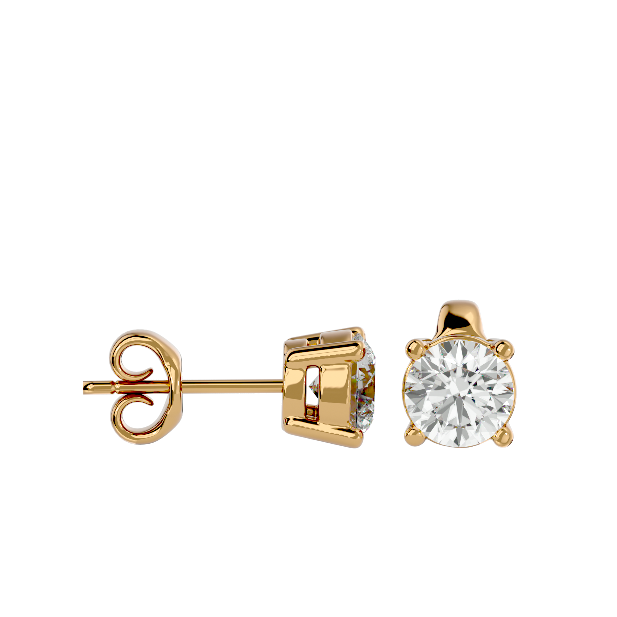 Anna Solitaire Earring