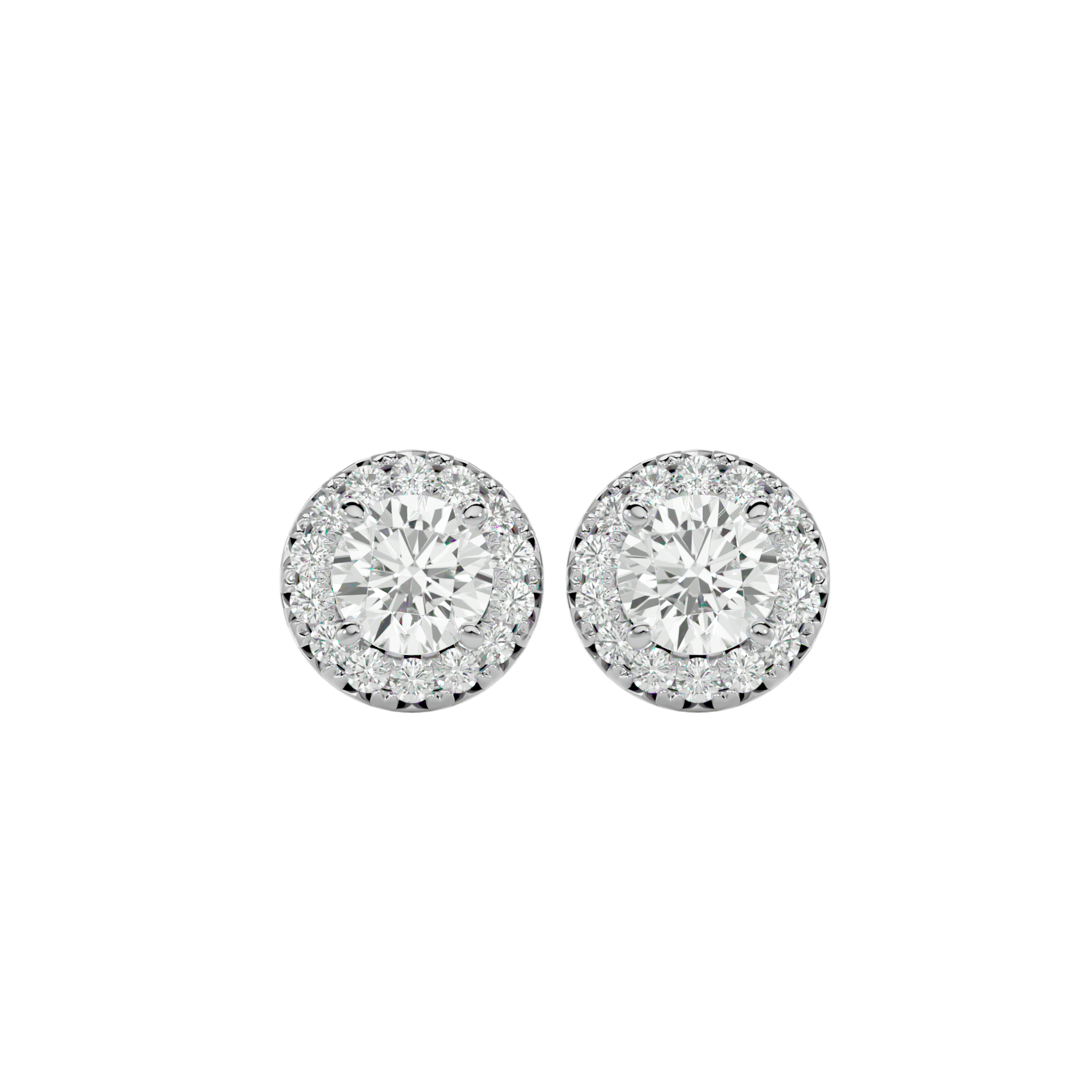 Omega Solitaire Earring