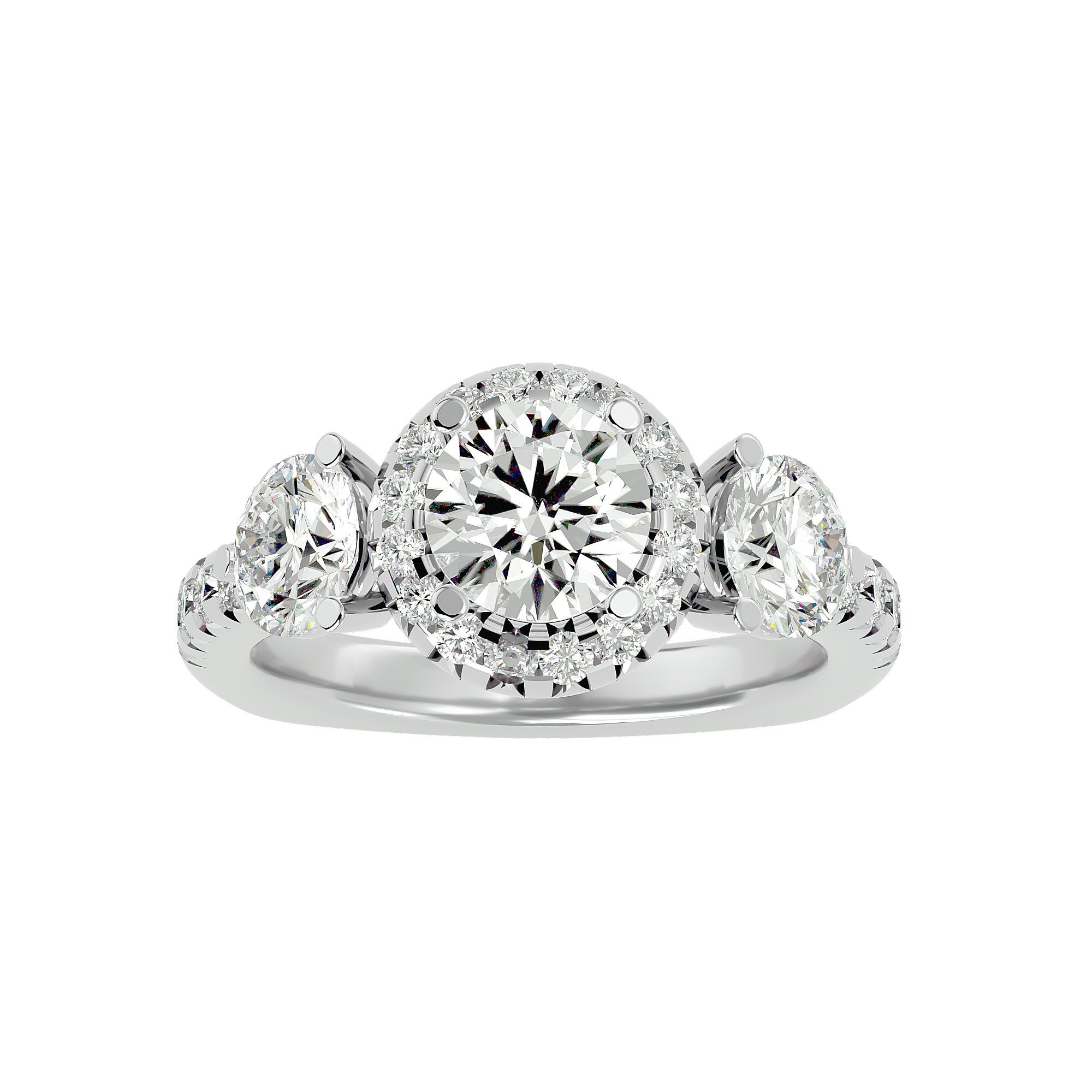 Jacqueline Three Stone Ring