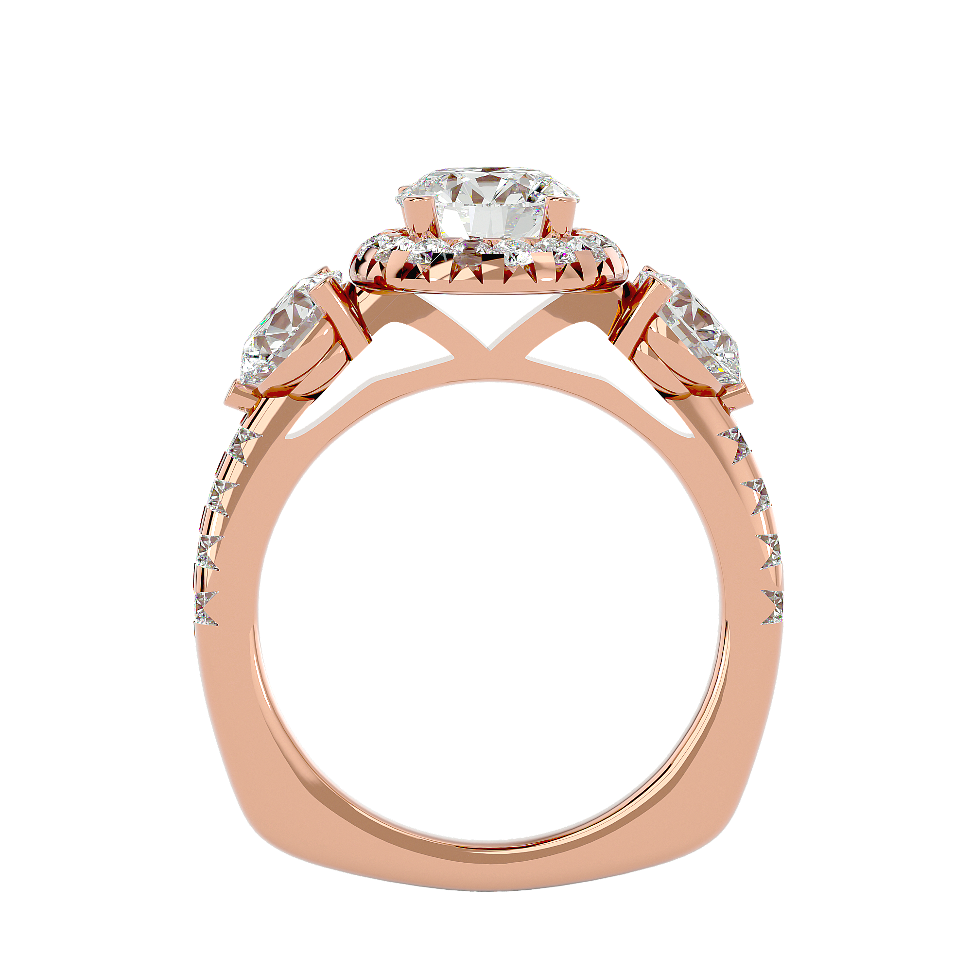 Jacqueline Three Stone Ring