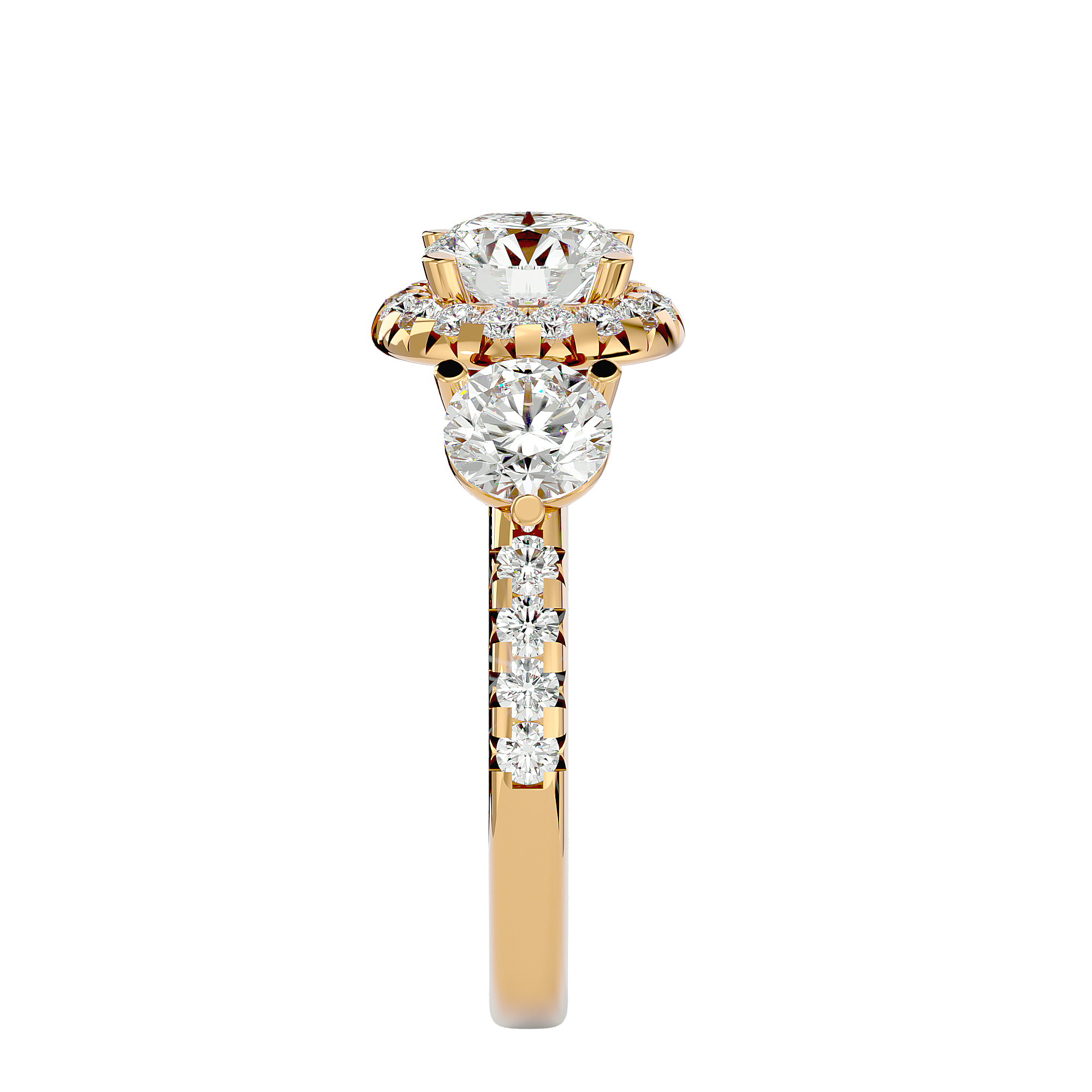 Jacqueline Three Stone Ring